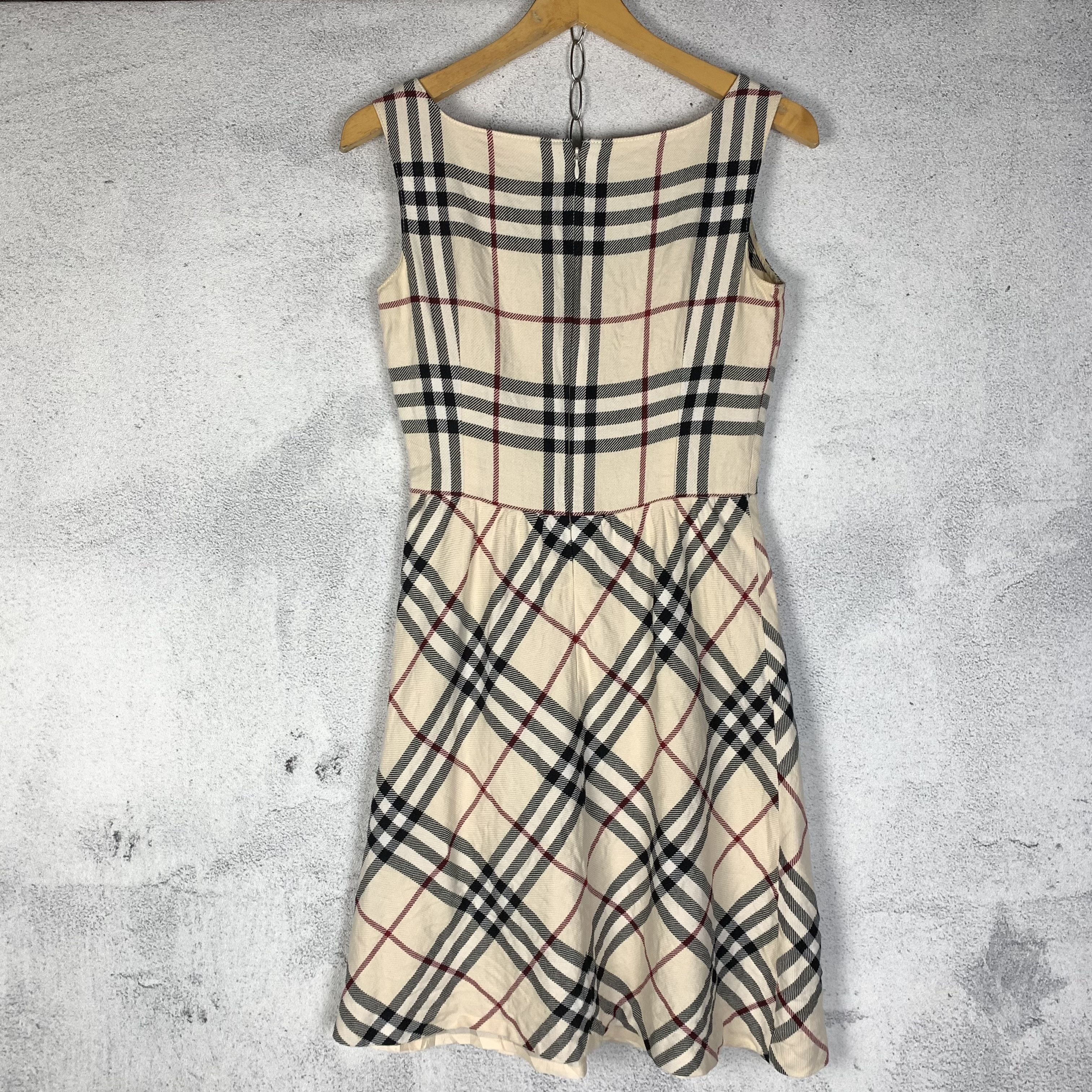 Burberry Vintage Burberry Nova Check Mini Dress Size S / US 4 / IT 40 - 4 Thumbnail