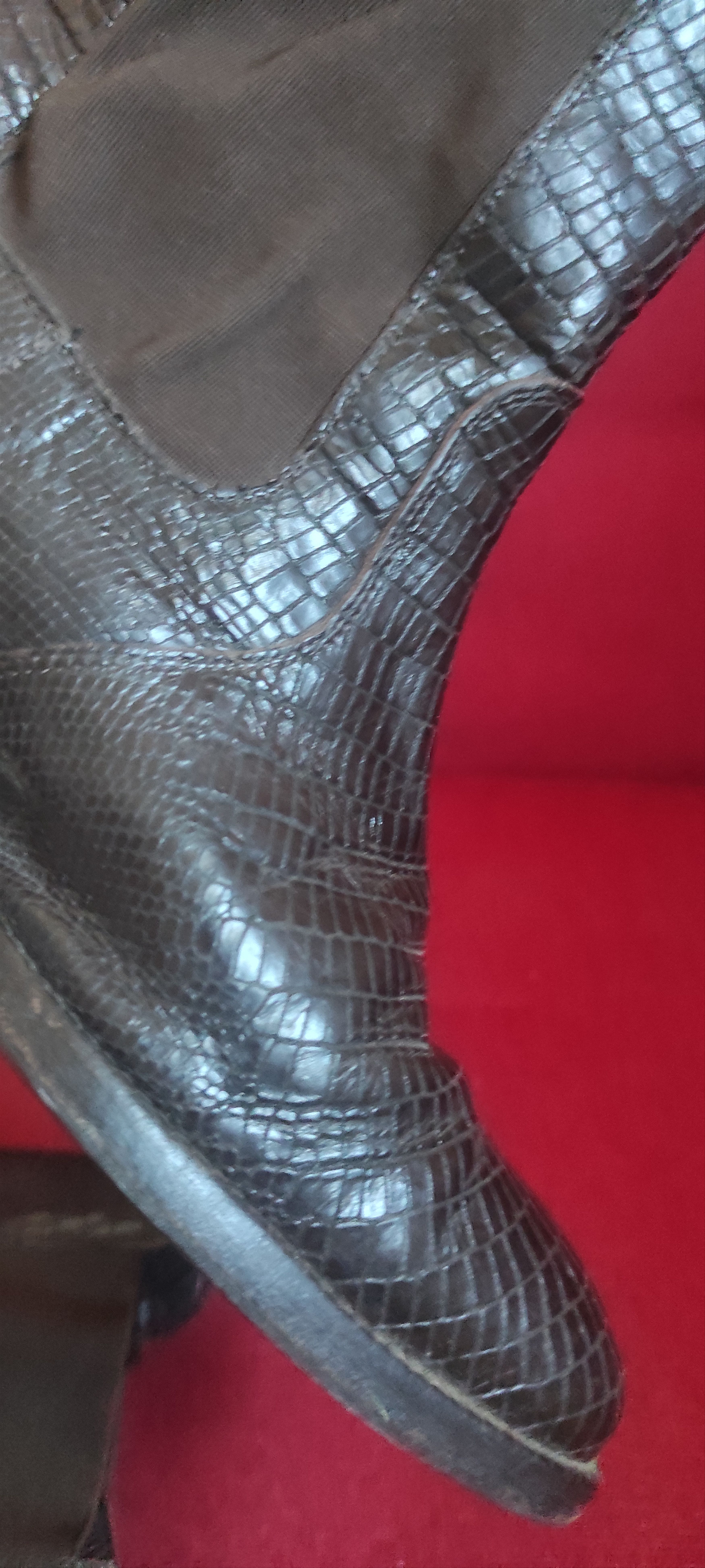 Heschung Heschung Ankle Leather Snake Python Boots Size US 6 / IT 36 - 6 Thumbnail