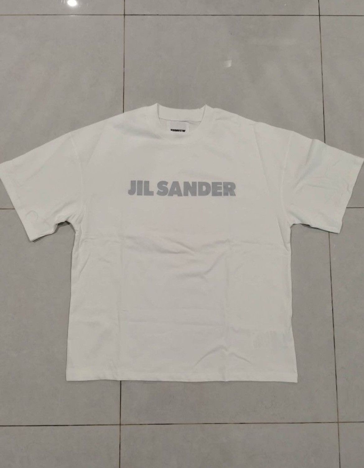 Jil Sander Authentic Jil Sander Oversized Logo Tee Size US XL / EU 56 / 4 - 1 Thumbnail