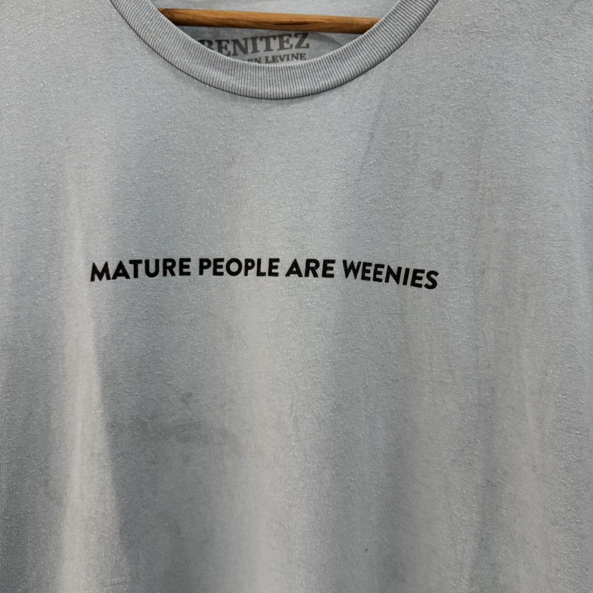 Vintage Mature People Are Weenies Tee Size US XXL / EU 58 / 5 - 3 Thumbnail