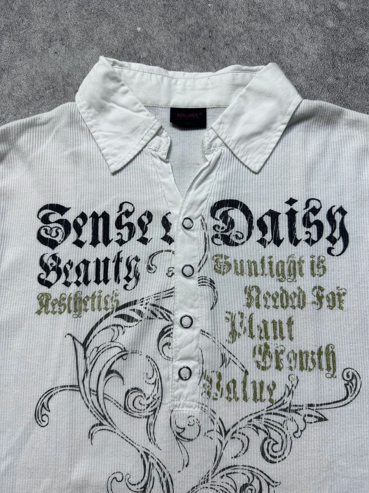 Japanese Brand Y2K Japanes Body Wafe Poem Ifsix Vkei Style Size US L / EU 52-54 / 3 - 3 Thumbnail