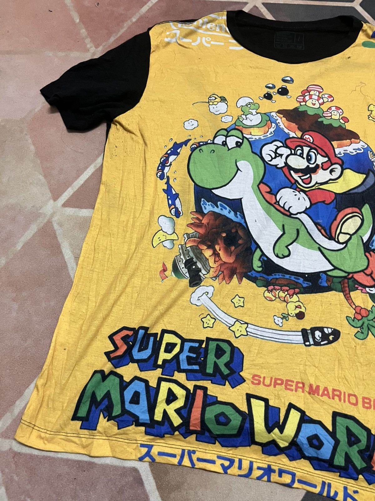 Nintendo 💥💥Nintendo Super Mario Fullprinted Overpirinted Tees Size US L / EU 52-54 / 3 - 3 Thumbnail