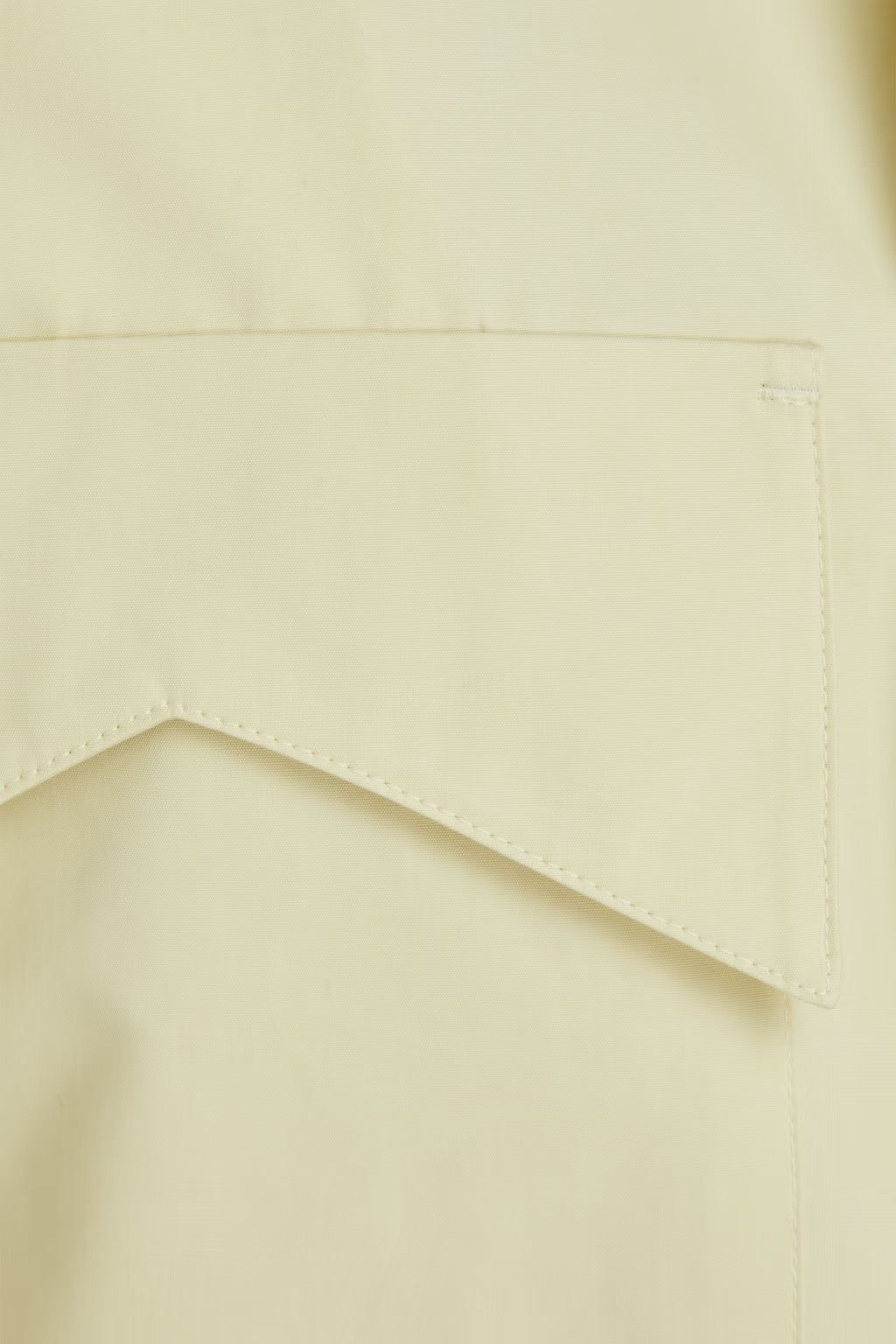 Jil Sander o1y1124 Short Sleeves Cotton Poplin Shirt in Pastel Yellow Size US S / EU 44-46 / 1 - 4 Thumbnail