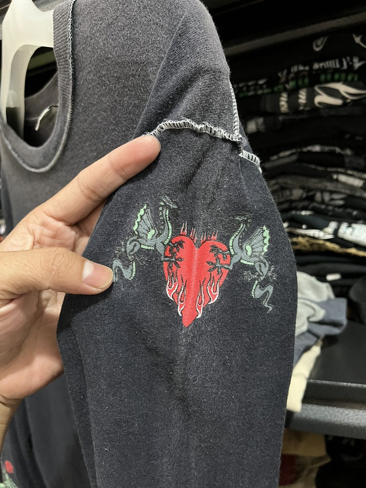 Ed Hardy × Hard Tail × True Religion Hard tail dragon cross tatto Size US M / EU 48-50 / 2 - 5 Thumbnail