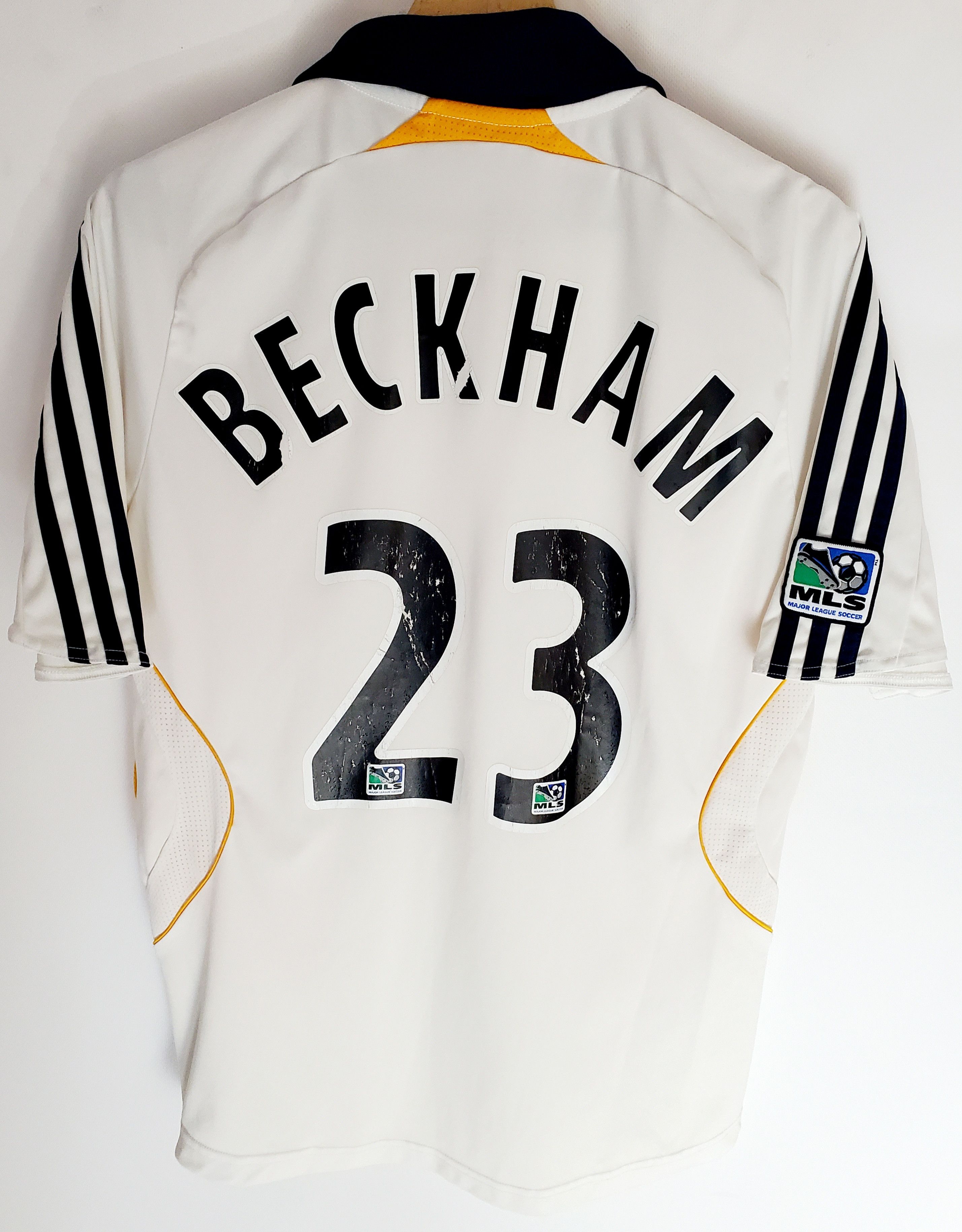 Adidas × Vintage LA GALAXY 2007 2008 HOME JERSEY ADIDAS BECKHAM #23 M Size US M / EU 48-50 / 2 - 2 Thumbnail