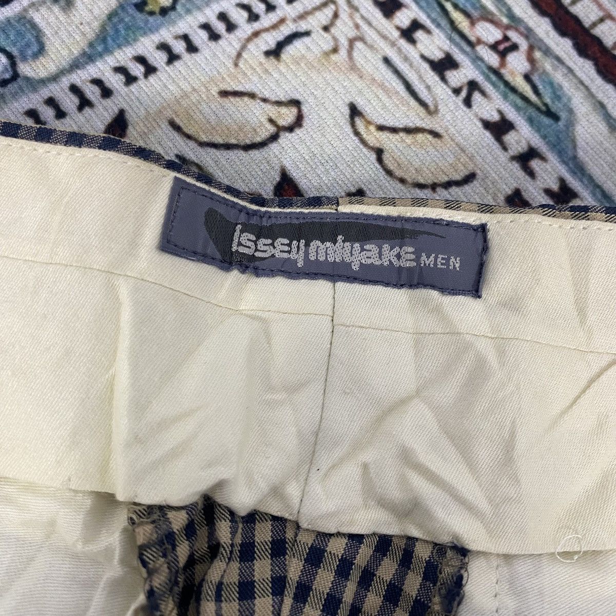 Issey Miyake × Japanese Brand 2000s - Issey Miyake Men Plaid Casual Work Pants Size US 28 / EU 44 - 9 Thumbnail