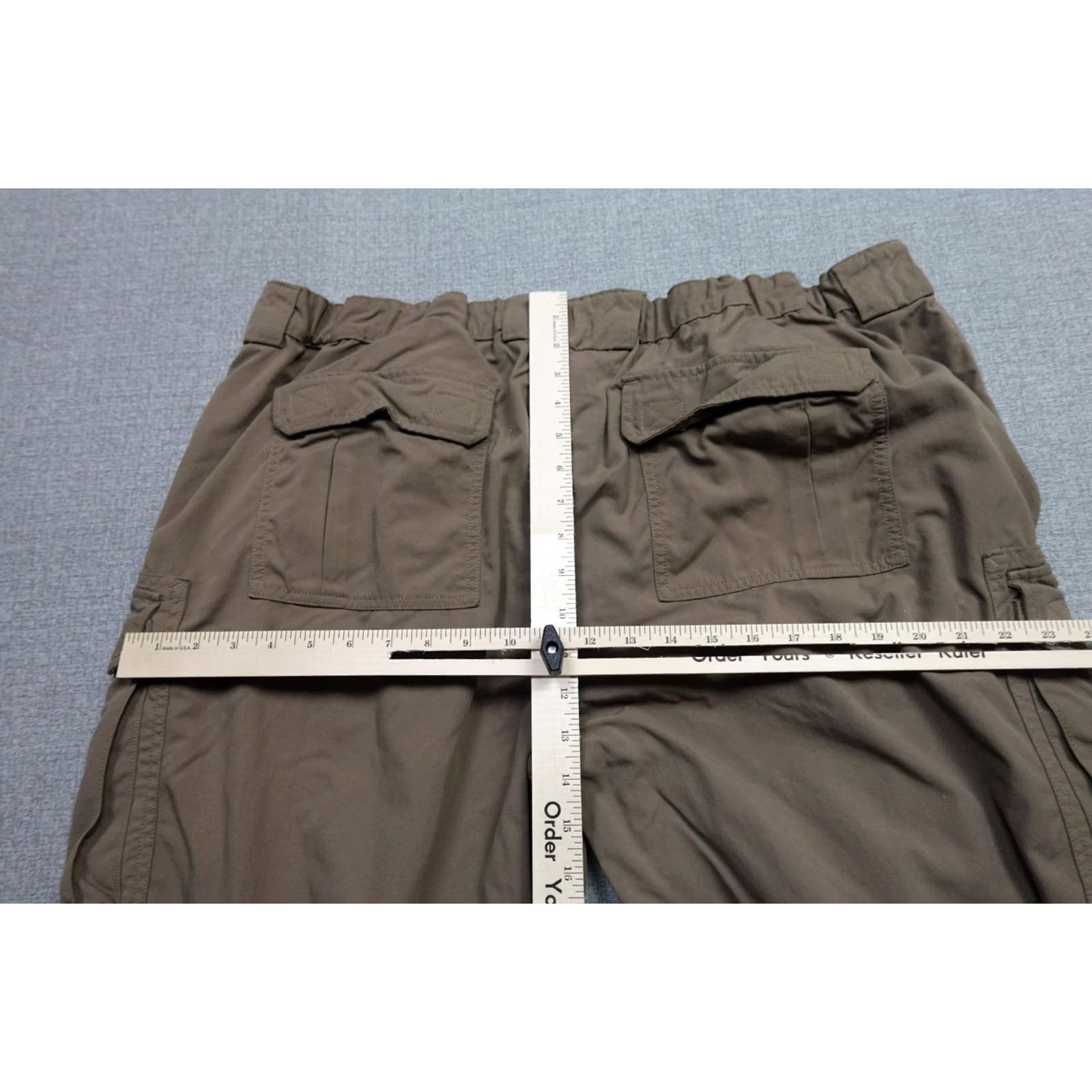 Duluth Trading Company Duluth Trading Co Cargo Pants Mens 42x34 Brown Nylon Elastic Waist Pockets Quick Dry Workwear Size US 42 / EU 58 - 7 Thumbnail