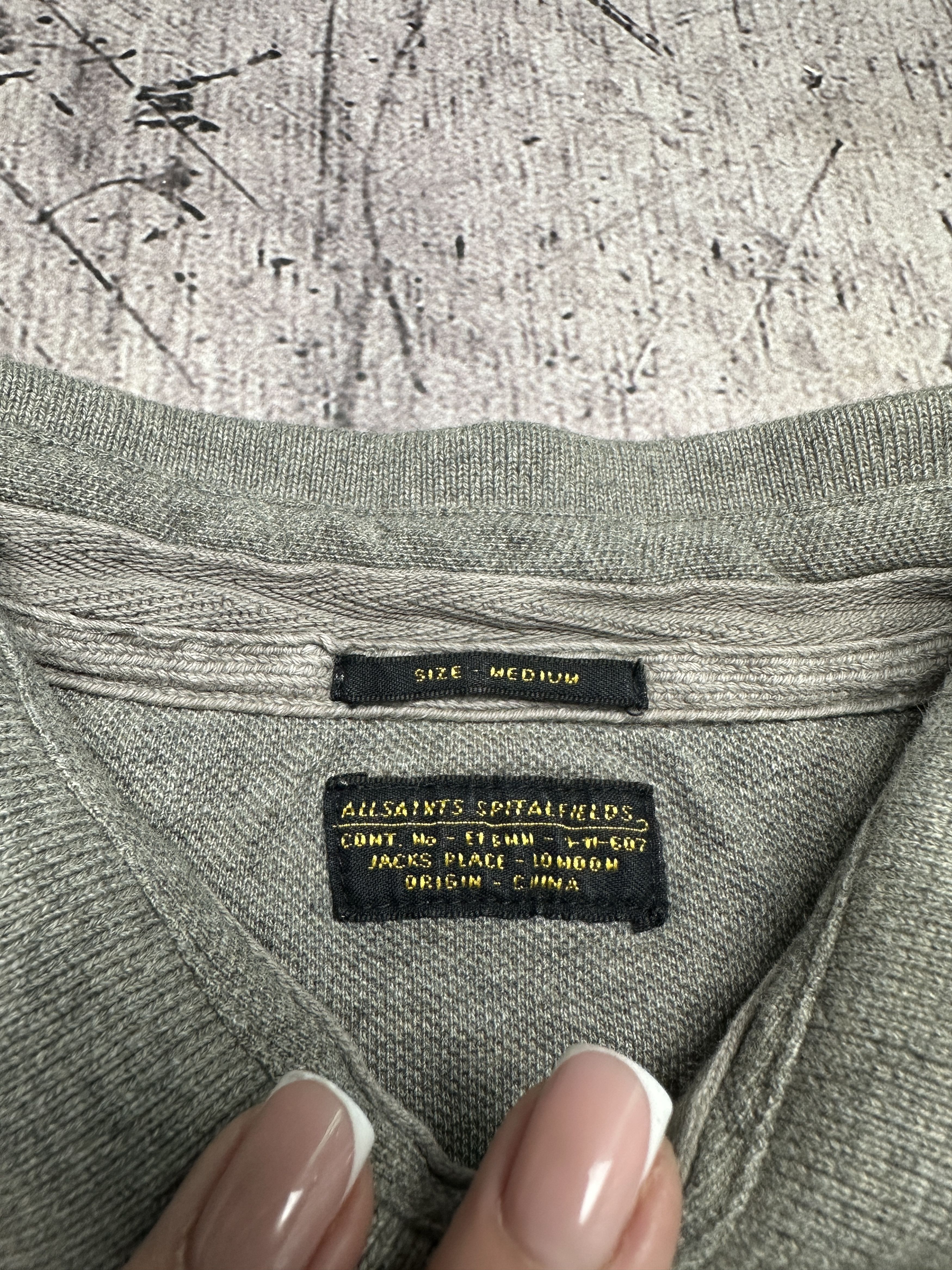 Allsaints × Vintage Allsaints Mens Sandringham Polo Shirt Size US M / EU 48-50 / 2 - 4 Thumbnail