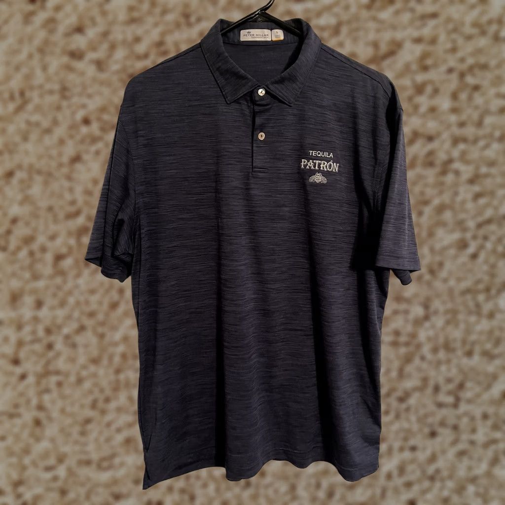 Peter Millar Patron Tequila Peter Millar Polo Golf Shirt Mens L Blue Featherweight UPF 50+ Size US L / EU 52-54 / 3 - 1 Thumbnail