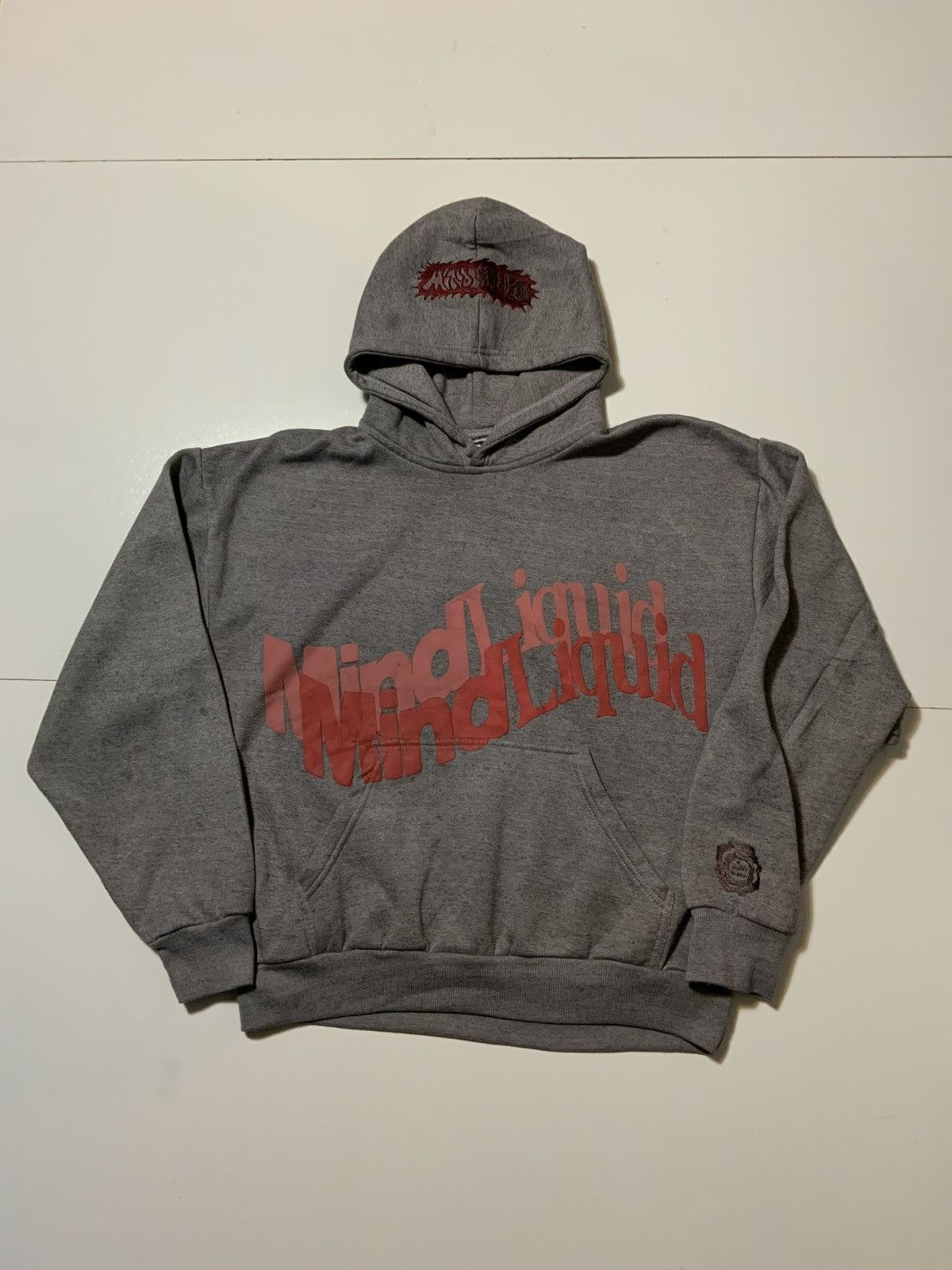 Other Mind Liquid “Liquid Words” Graphic Print Pullover Hoodie Size US M / EU 48-50 / 2 - 2 Thumbnail