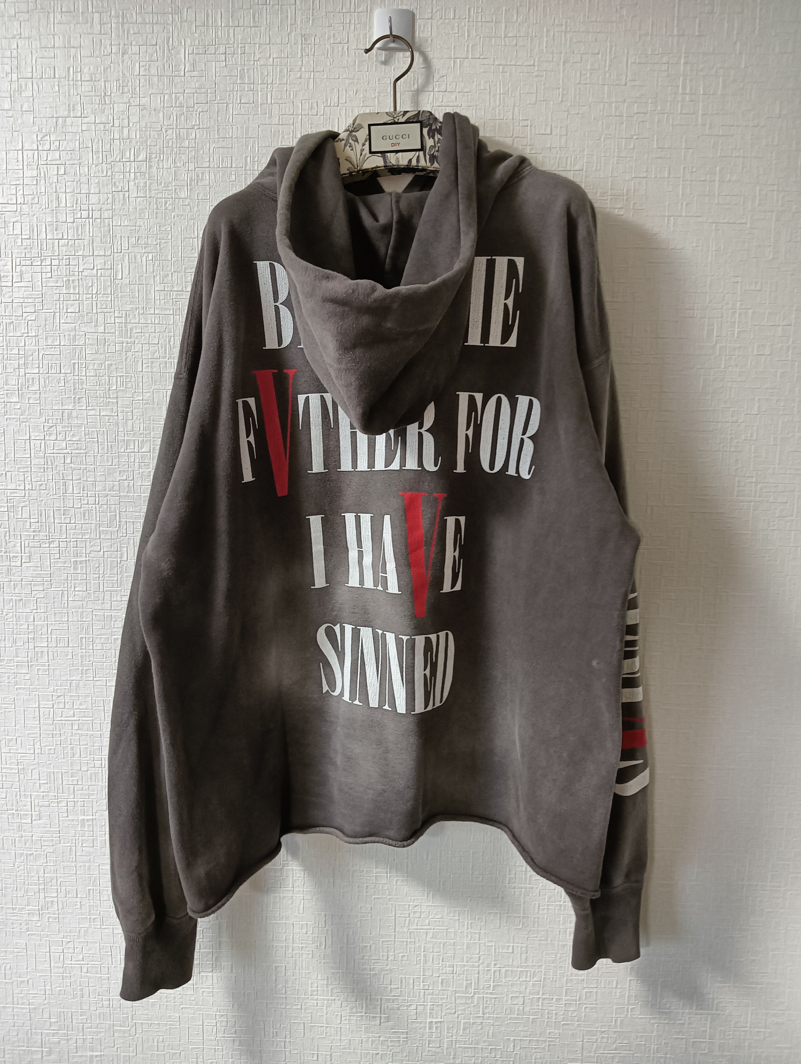 Saint Michael × Vlone Vlone 'Jesus' Hoodie Size US XL / EU 56 / 4 - 2 Thumbnail