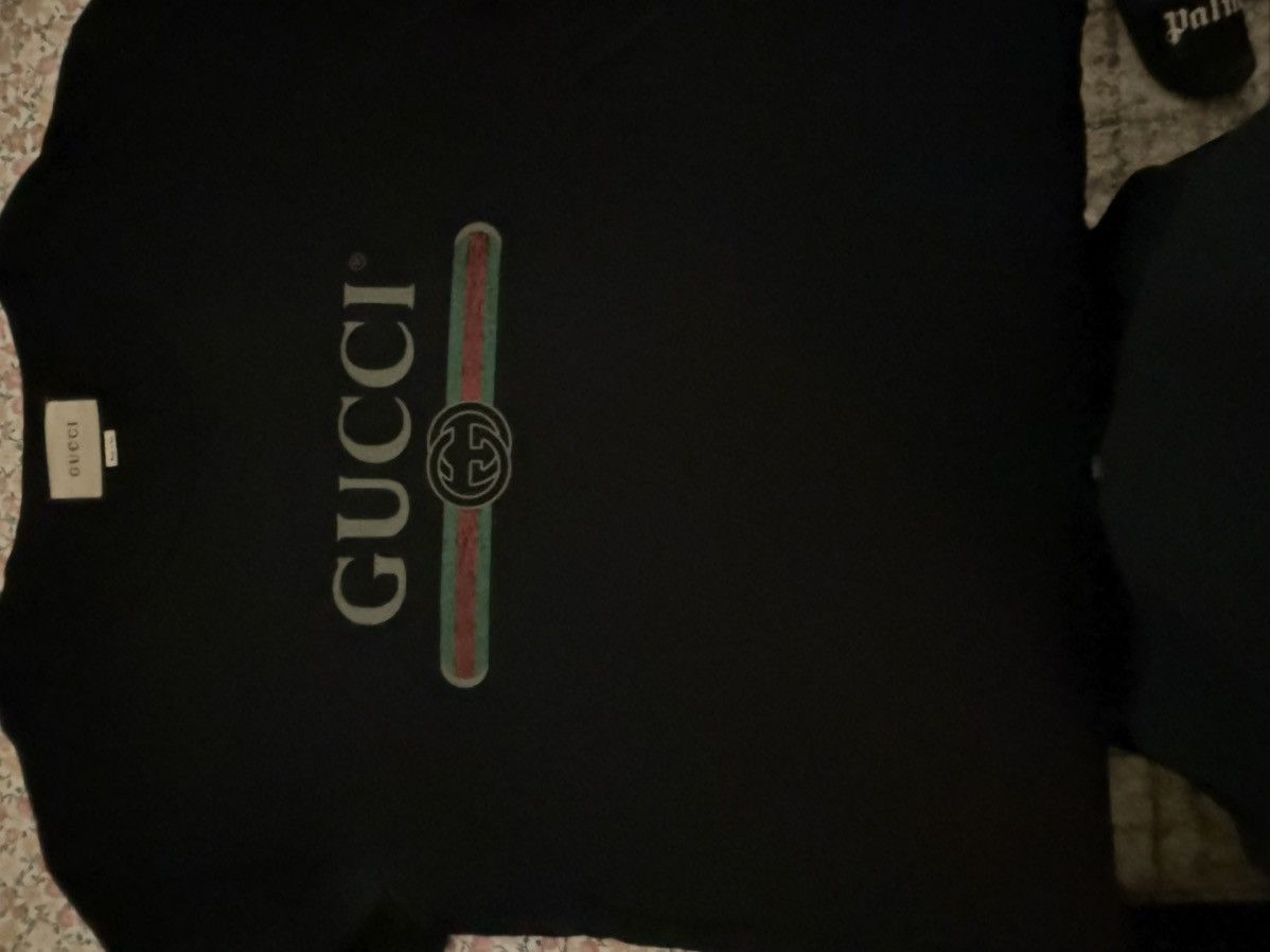Gucci Gucci OVERSIZE WASHED T-SHIRT WITH GUCCI LOGO Size US XXL / EU 58 / 5 - 4 Thumbnail