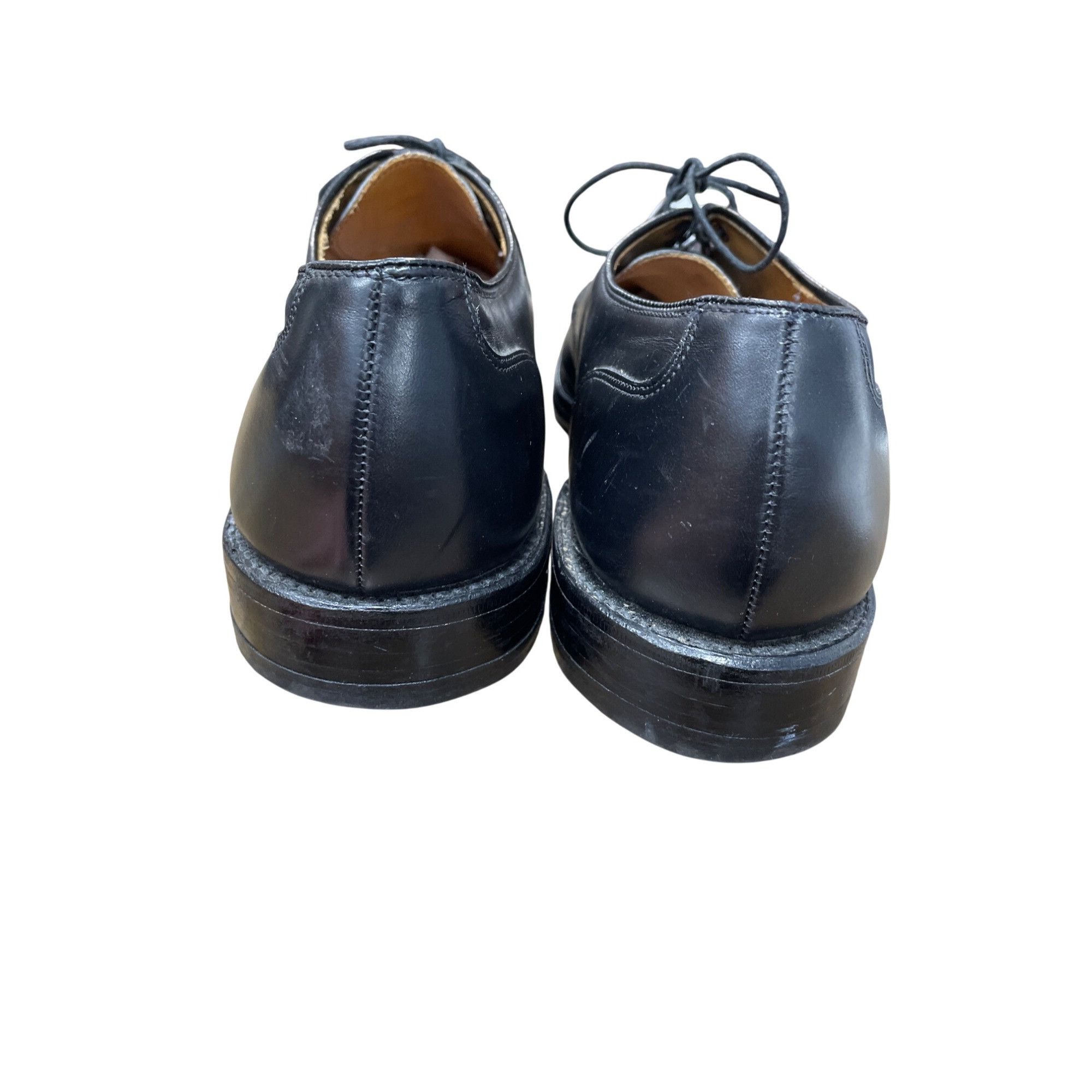 Allen Edmonds Allen Edmonds Bradley Mens Black Leather Split Toe Derby Sho Size US 12 / EU 45 - 16 Thumbnail