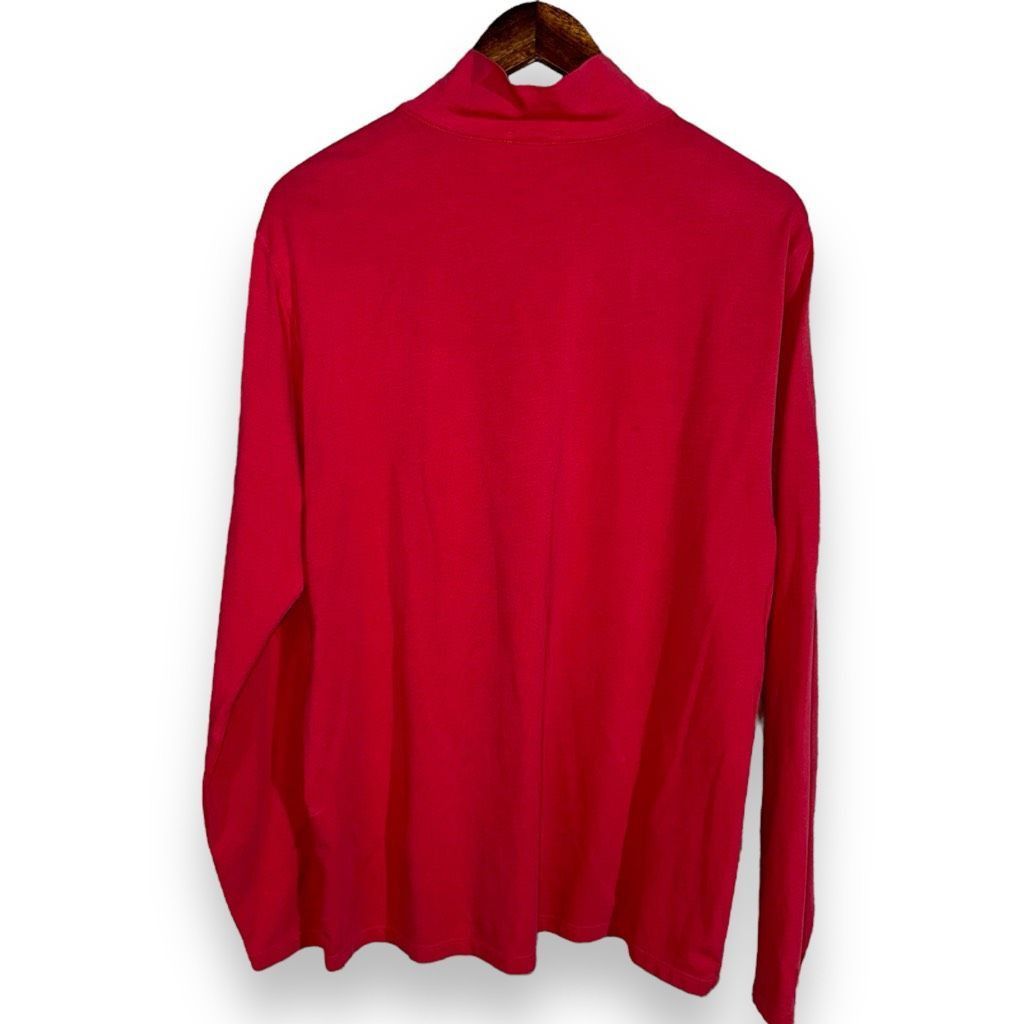 PATRICK ASSARAF Red Patrick Assaraf 1/4 Zip Pima Cotton Sweater Size XL Size US XL / EU 56 / 4 - 6 Thumbnail