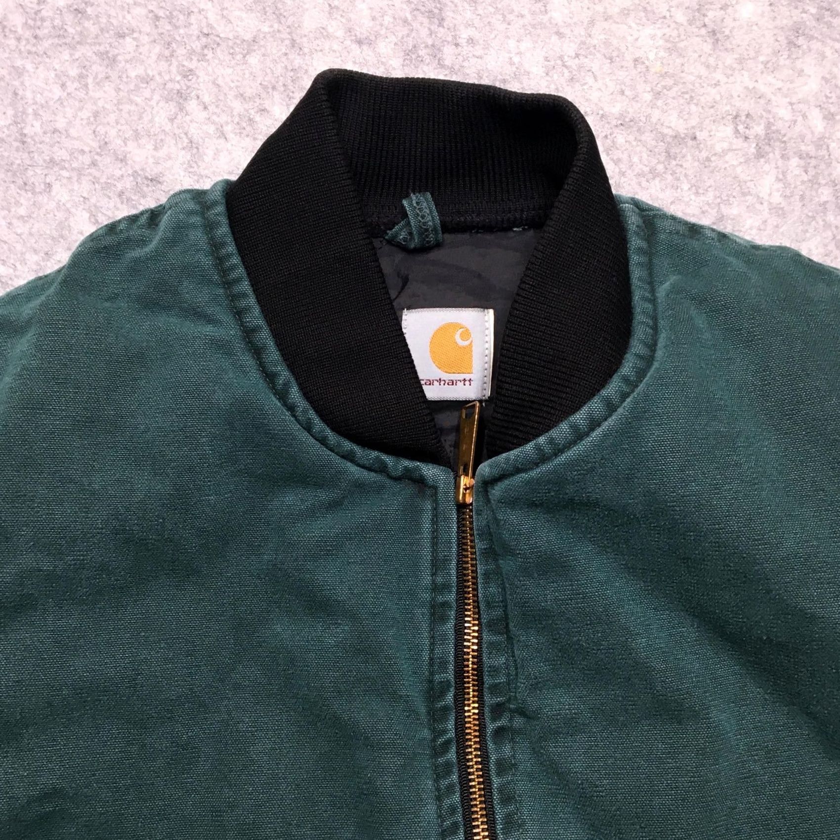 Carhartt VINTAGE Carhartt Vest Mens XL Green Canvas Quilted Insulated Workwear Lined Size US XL / EU 56 / 4 - 3 Thumbnail