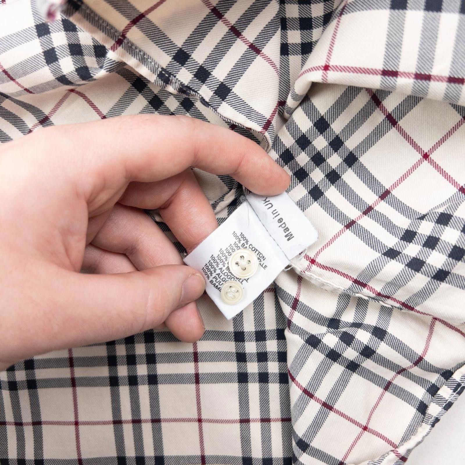 Vintage 2000s Burberry Nova Check Long Sleeve Shirt Size M