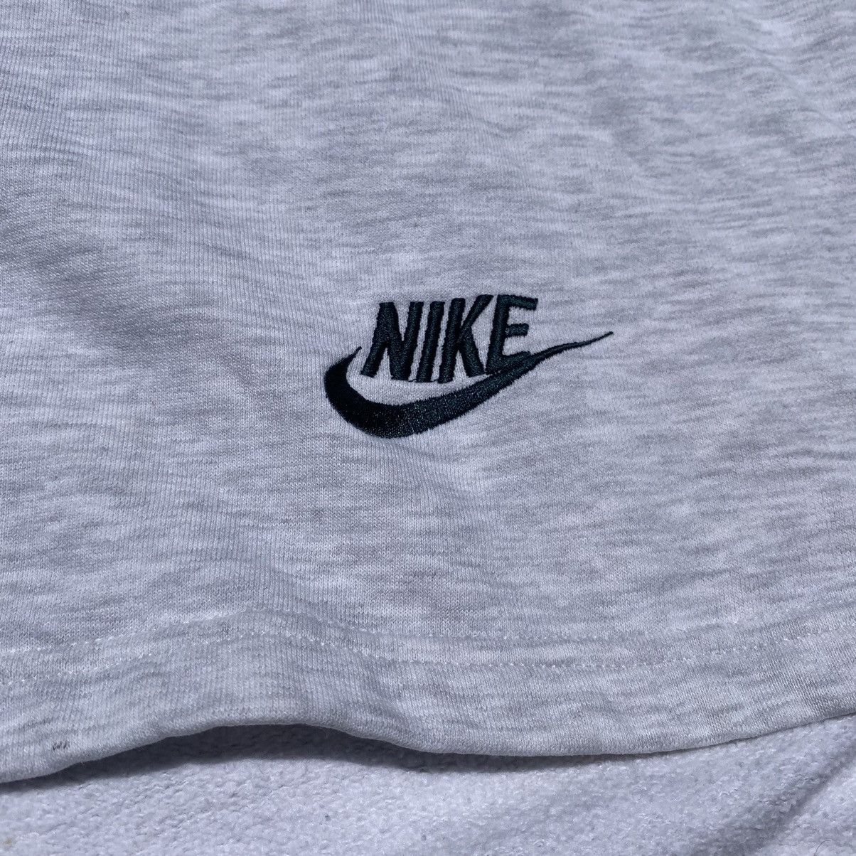Japanese Brand × Nike × Vintage Vtg 80s Nike Baggy Embroidered Hoodie Made in USA GREY TAG Size US XL / EU 56 / 4 - 4 Thumbnail