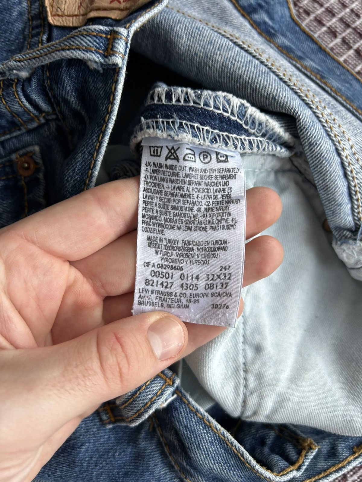 Levi's Vintage Levis 501 Denim Wash Dirty Jeans Streetwear Size W32 Size US 32 / EU 48 - 18 Thumbnail