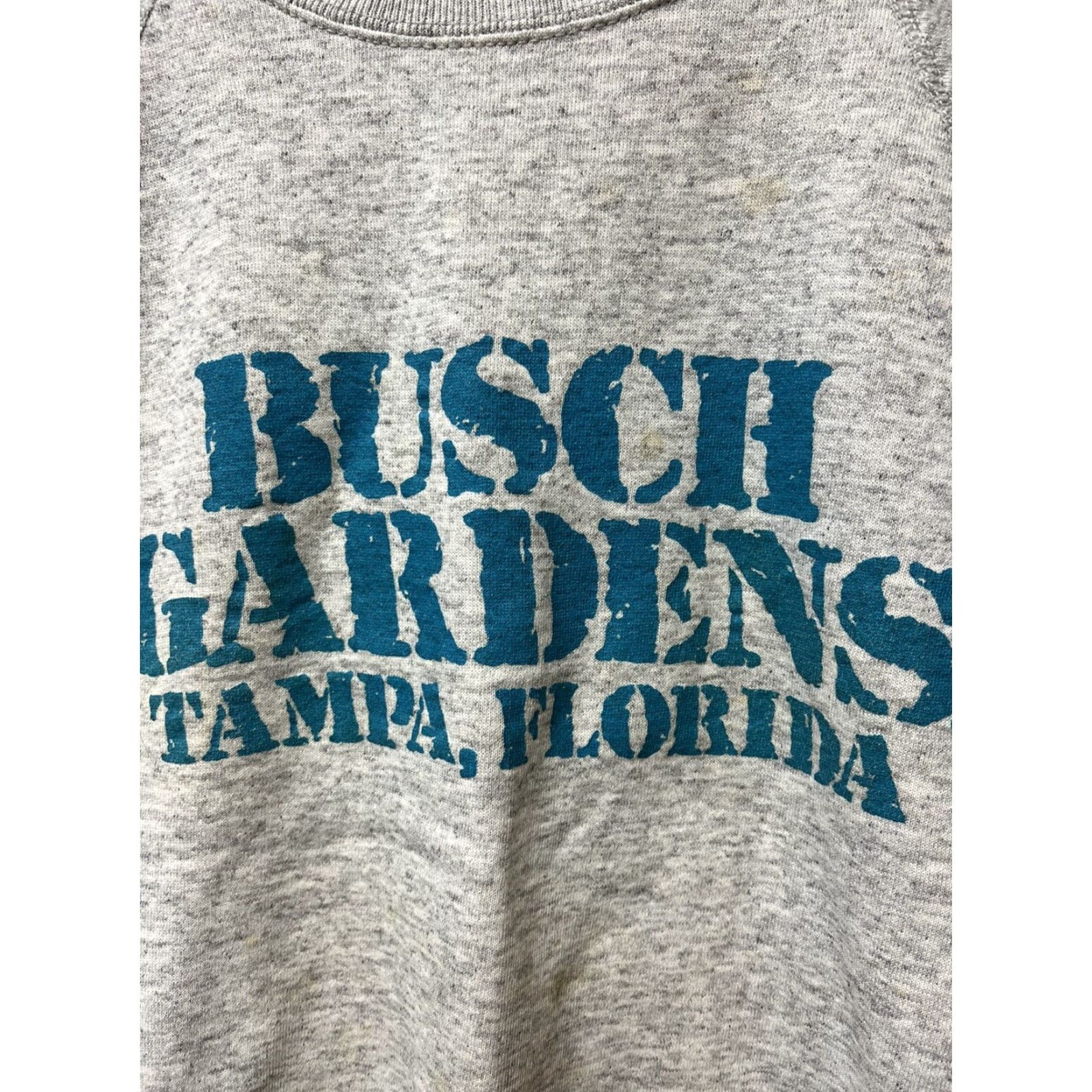 Vintage VINTAGE Busch Gardens Tampa Florida Santee Crewneck Sweatshirt M Gray Mens Regular Size M / US 6-8 / IT 42-44 - 3 Thumbnail