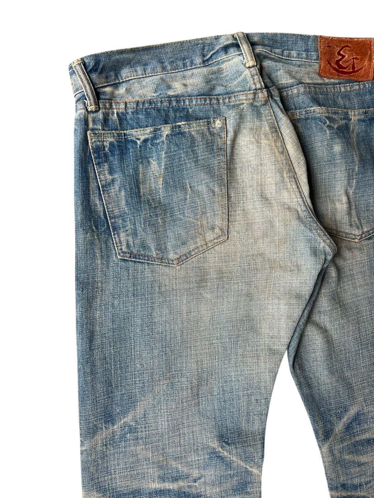 Eternal ETERNAL Japan Buttonfly Distressed Aging Mud Denim Jeans Size US 34 / EU 50 - 16 Thumbnail