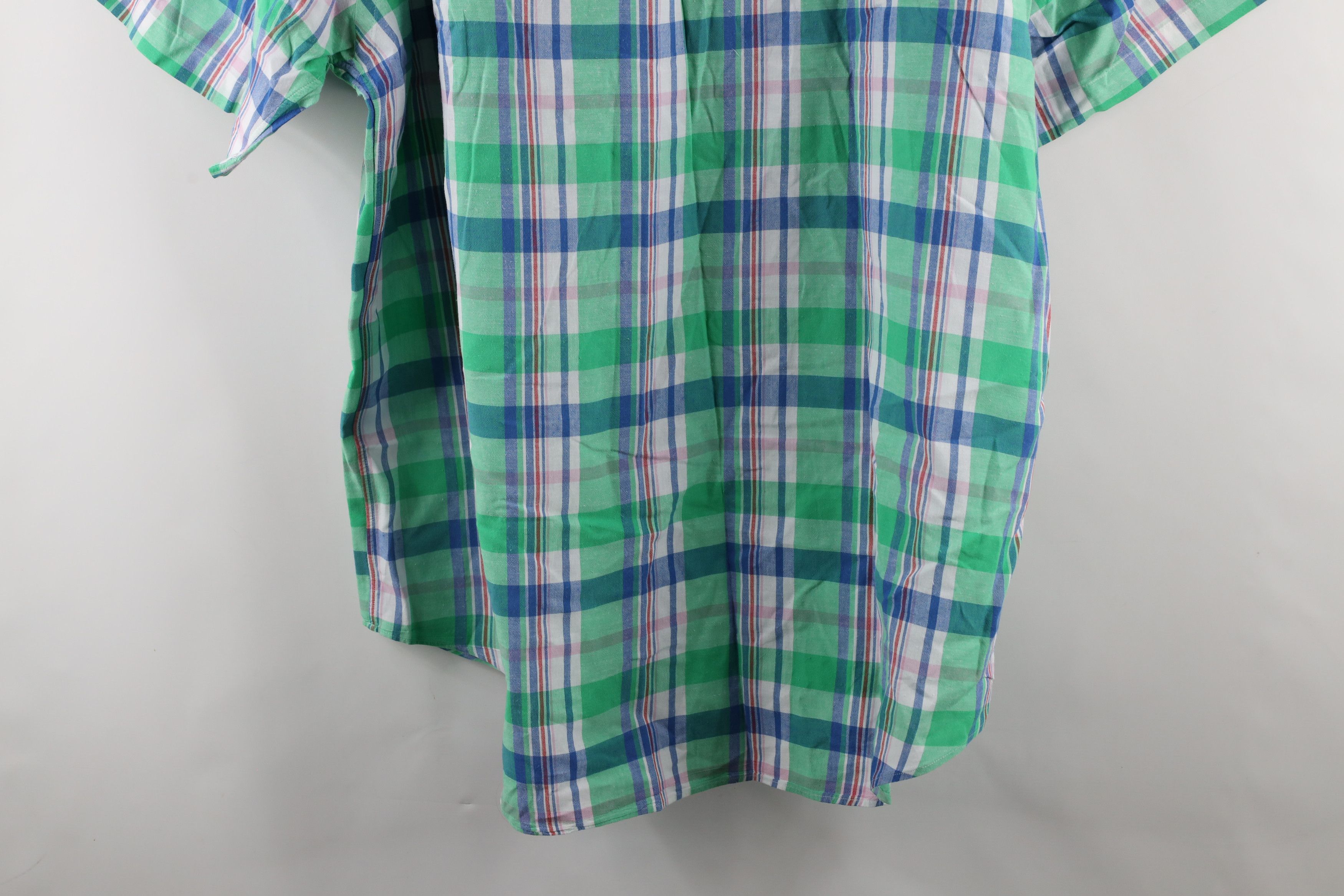 Ralph Lauren × Vintage Vintage 90s Ralph Lauren Short Sleeve Button Down Shirt Size US XL / EU 56 / 4 - 8 Thumbnail