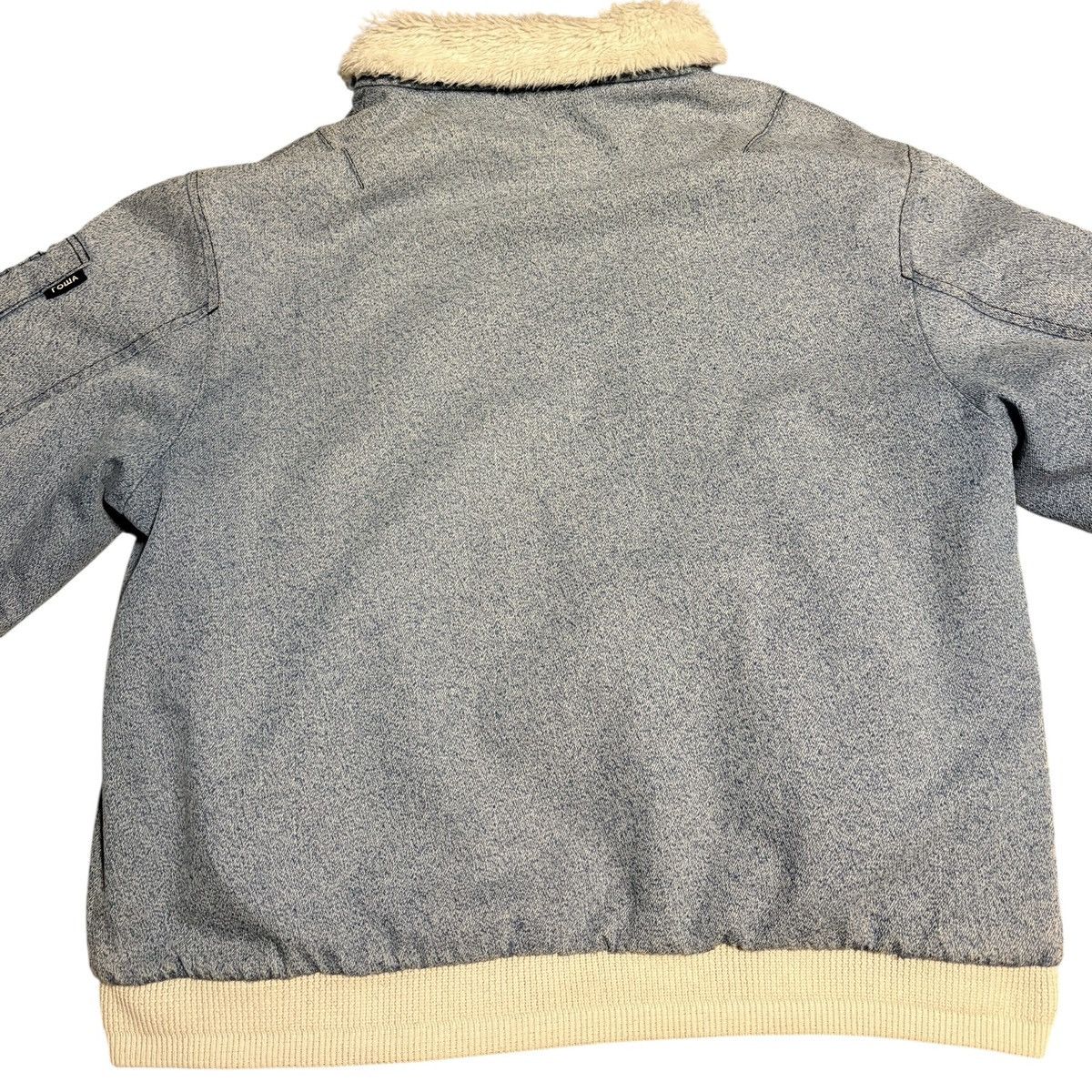 Gosha Rubchinskiy Gosha Rubchinskiy Faux Shearling Denim Flight/Bomber Jacket Size US L / EU 52-54 / 3 - 5 Thumbnail