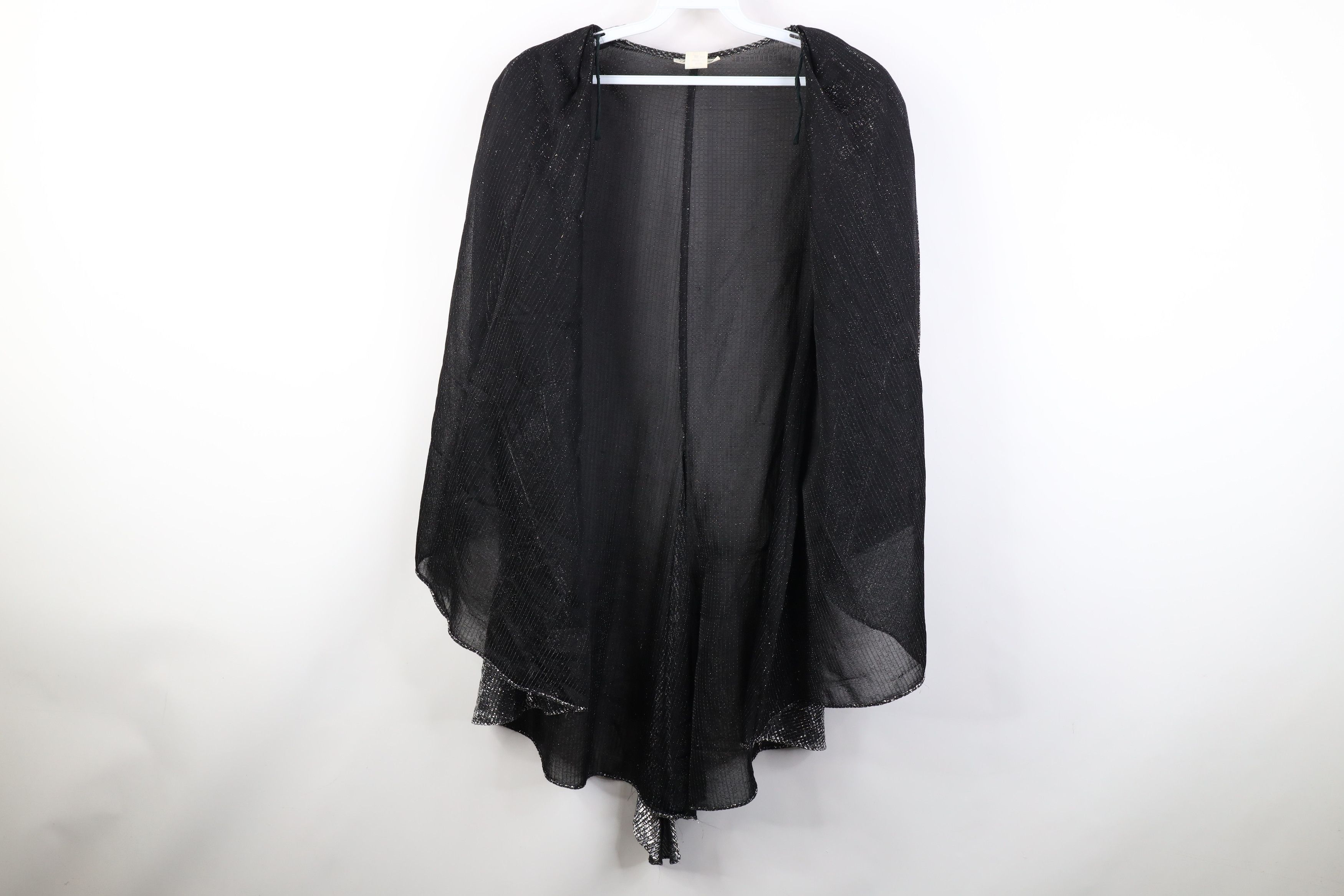 Vintage Vintage 80s Streetwear Puff Sleeve Metallic Open Jacket USA Size XXL / US 16-18 / IT 52-54 - 8 Thumbnail
