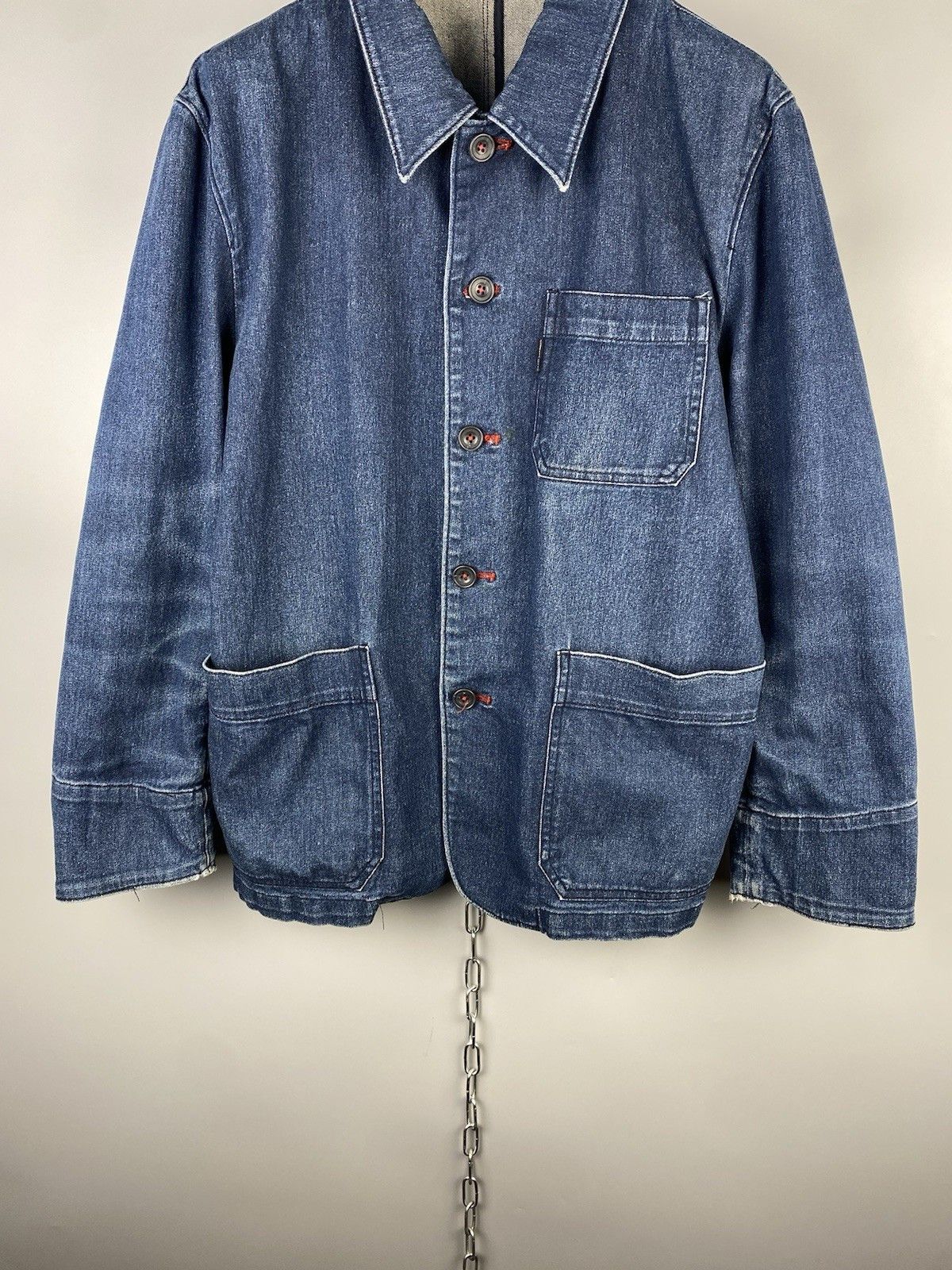 Tornado Mart Tornado Mart Japanese Cotton Washed Denim Jacket Size US M / EU 48-50 / 2 - 4 Thumbnail