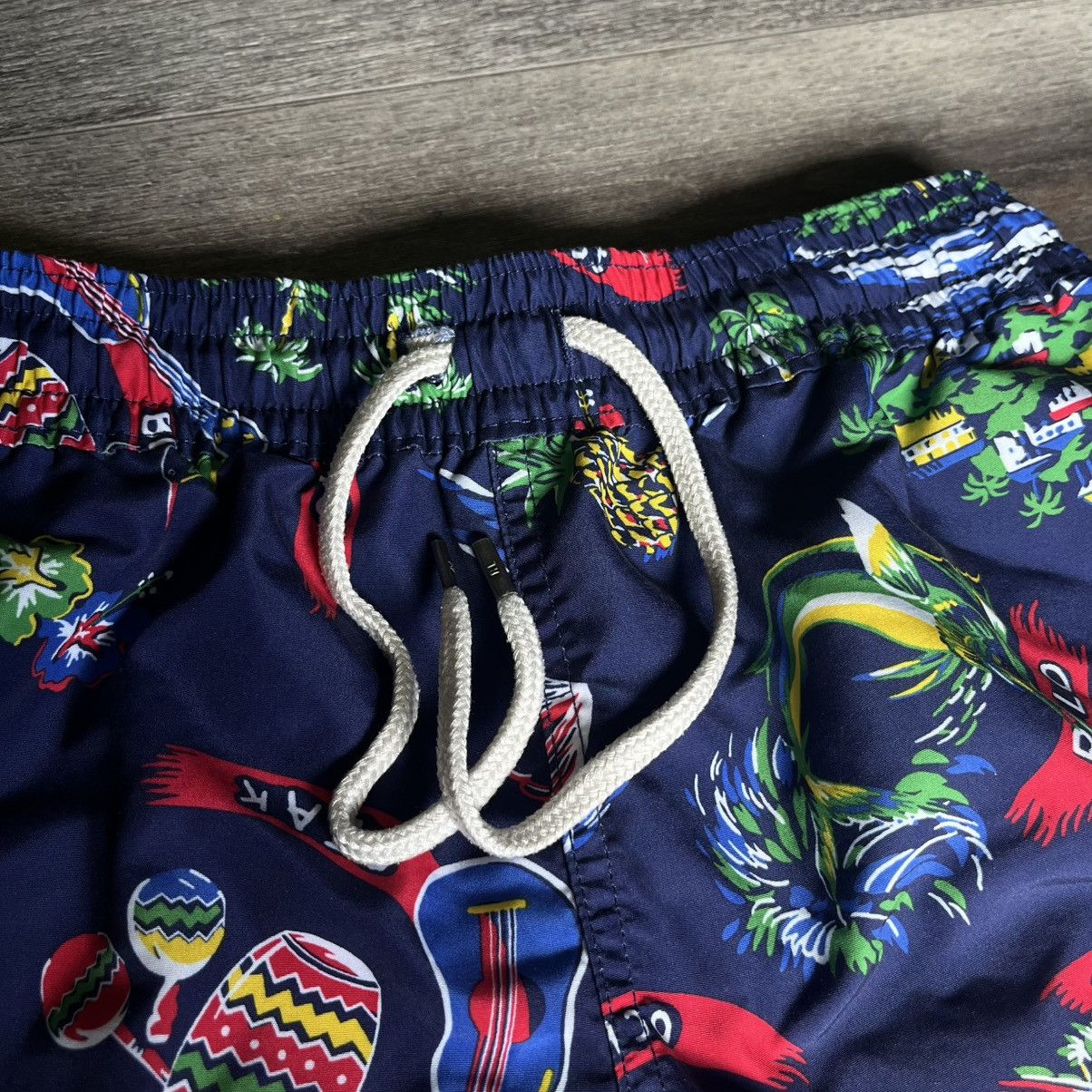 Polo Ralph Lauren Polo Ralph Lauren Jamaica Tropical Marlin Print Swim Shorts Size US 26 / EU 42 - 6 Thumbnail