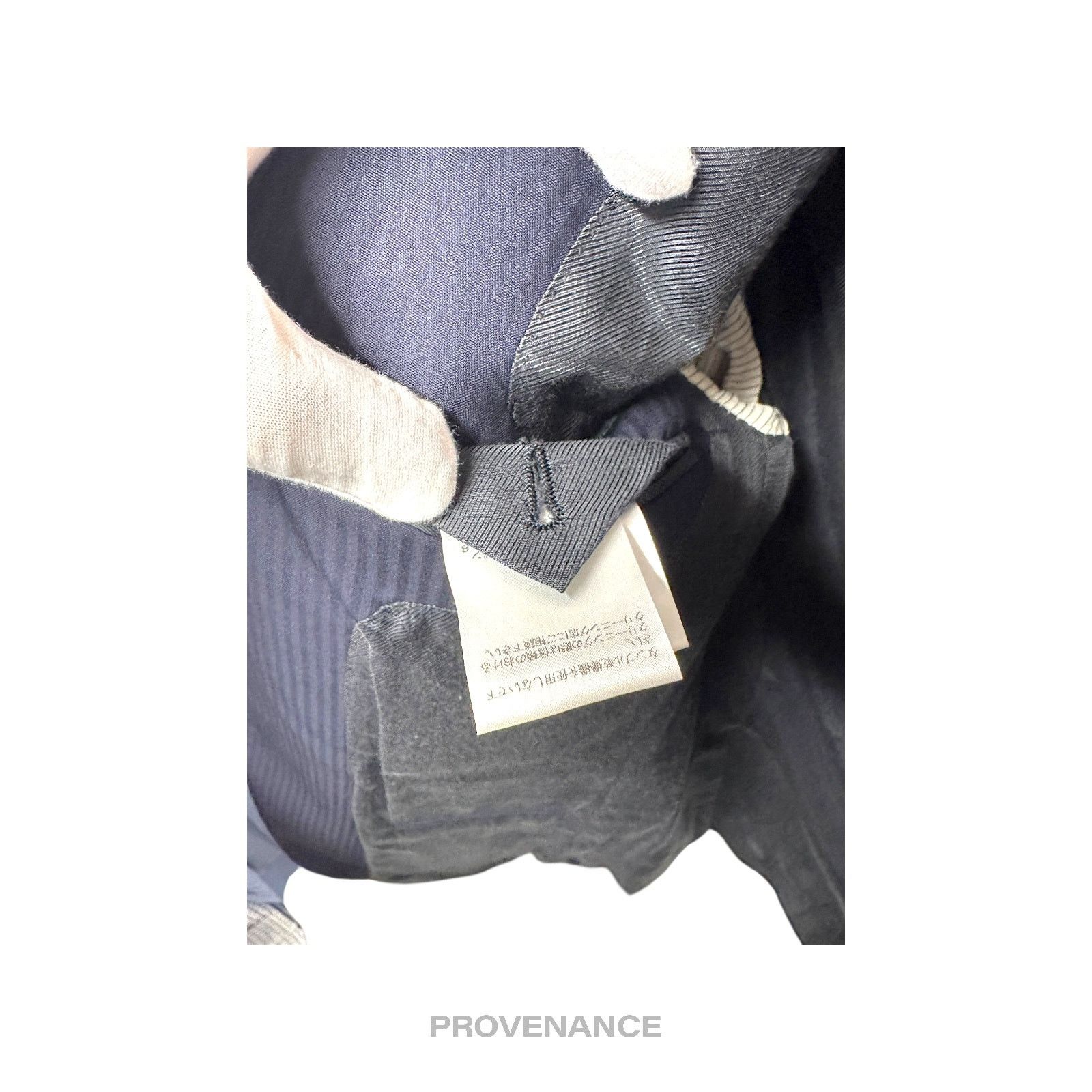 Alexander McQueen 🔴 Alexander McQueen Jacket Coat Blazer - Striped Navy 36R Size 38R - 14 Thumbnail