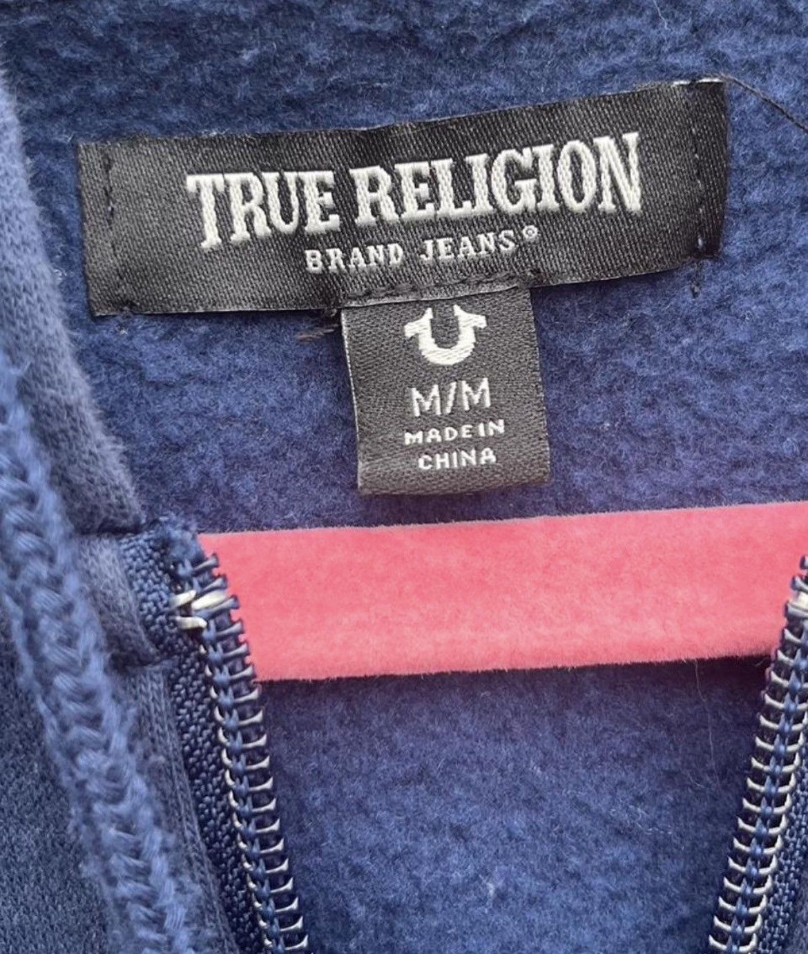 True Religion Navy Blue Y2K True Religion Zip Up Hoodie Size US M / EU 48-50 / 2 - 7 Thumbnail
