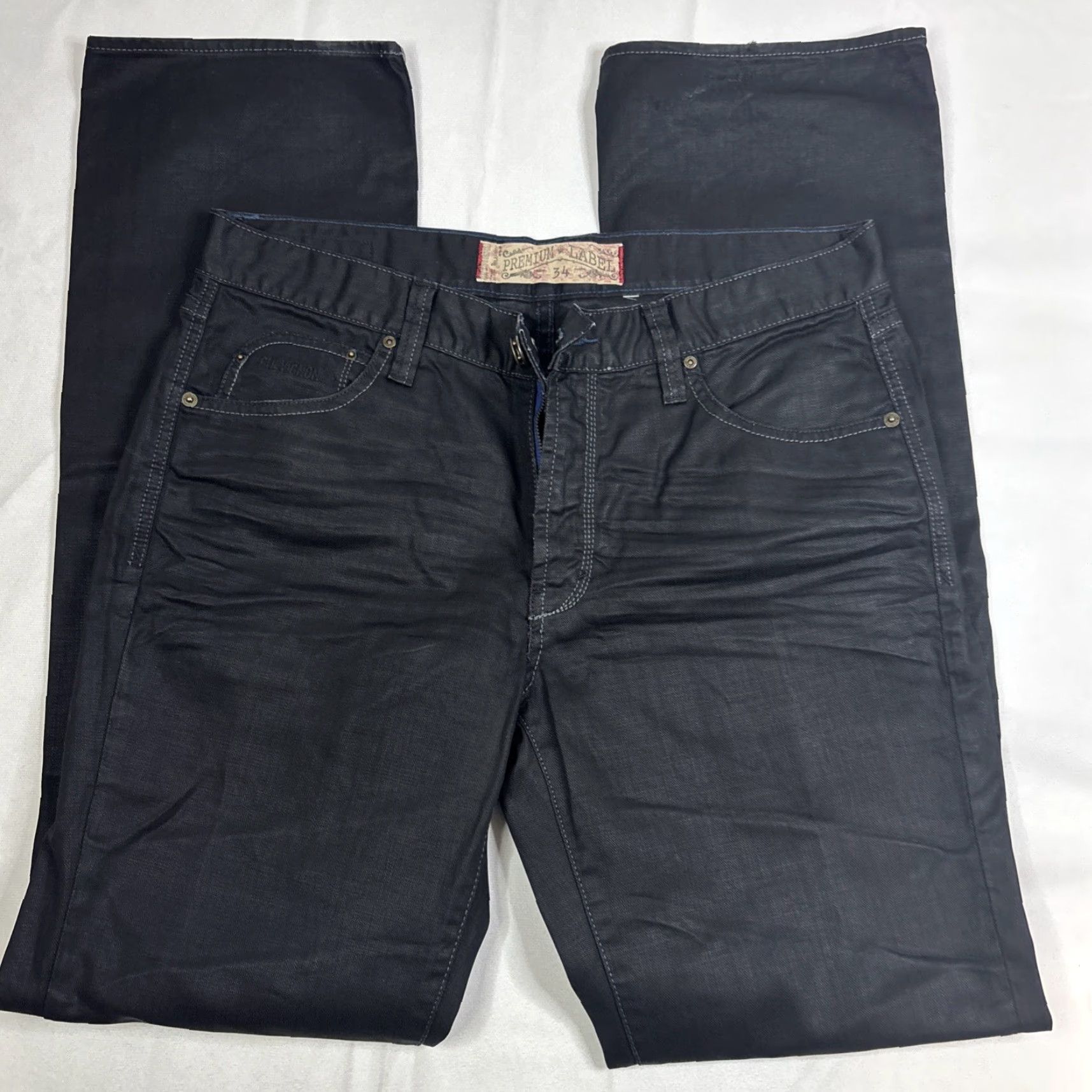 Vintage Chevignon Morrison Jeans Men’s 34 Black Cotton Premium Label Jeans 34 Inseam 34 Straight Men Black Cotton Premium Label Size US 34 / EU 50 - 3 Thumbnail