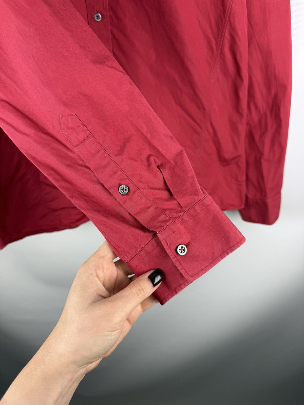 Jil Sander Jil Sander Men’s Long Sleeve Classic Cotton Button Up Shirt Size US M / EU 48-50 / 2 - 10 Thumbnail
