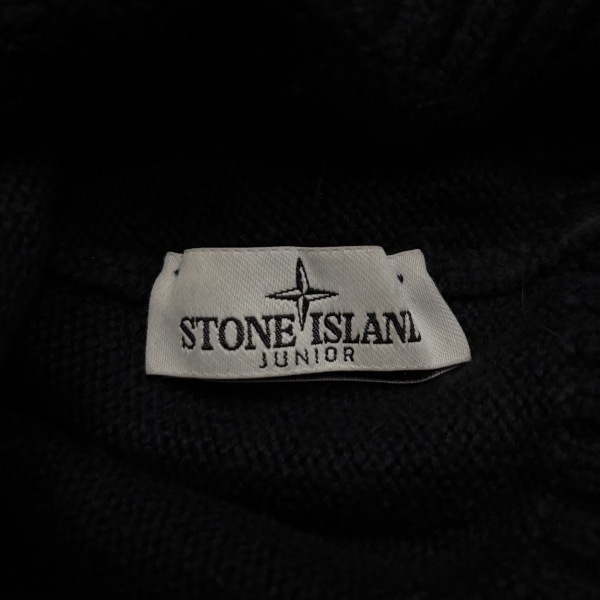Stone Island Stone Island Beanie Black Logo Size ONE SIZE - 3 Thumbnail