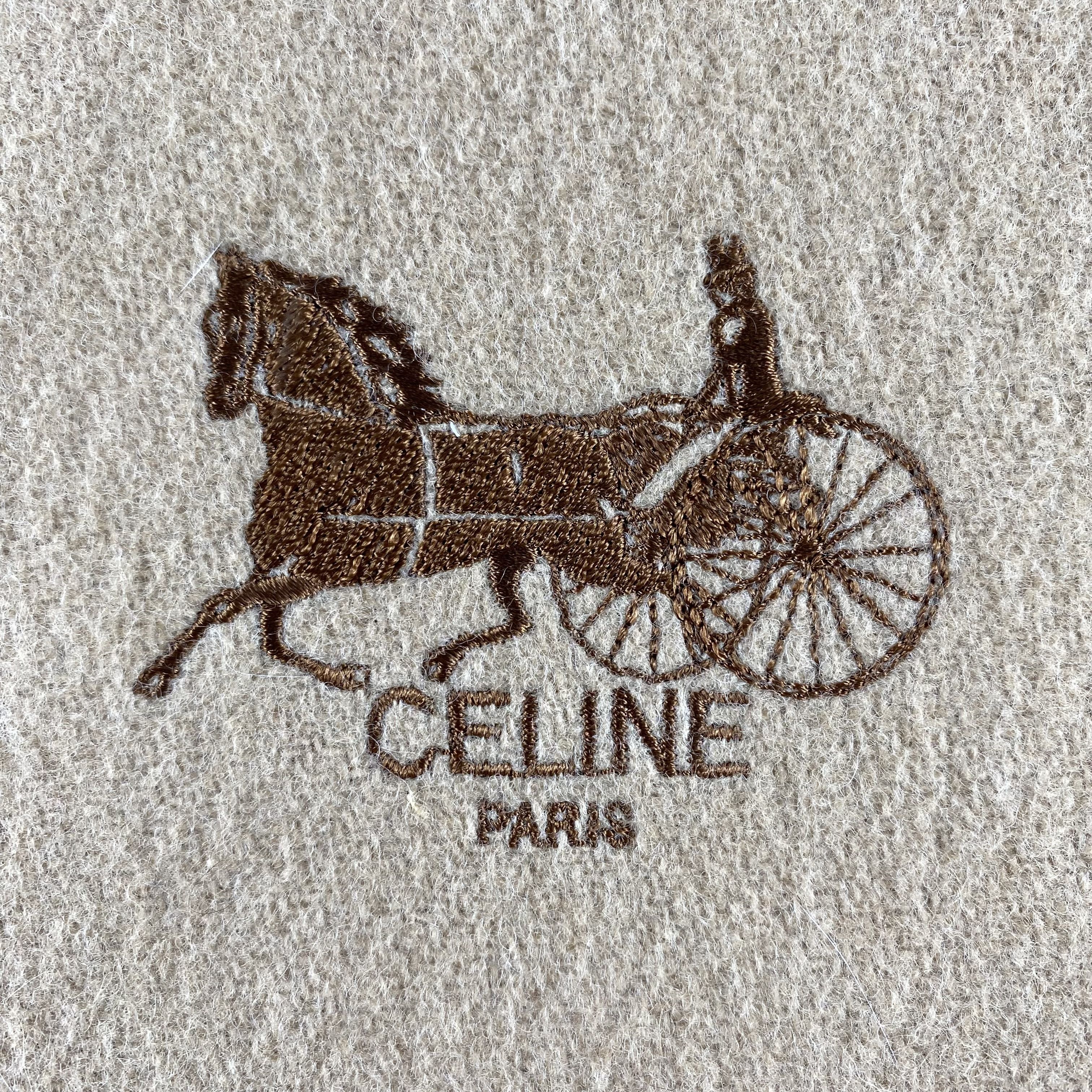 Celine Vintage Celine Scarf Neck Wrap Wool Muffler Size ONE SIZE - 4 Thumbnail