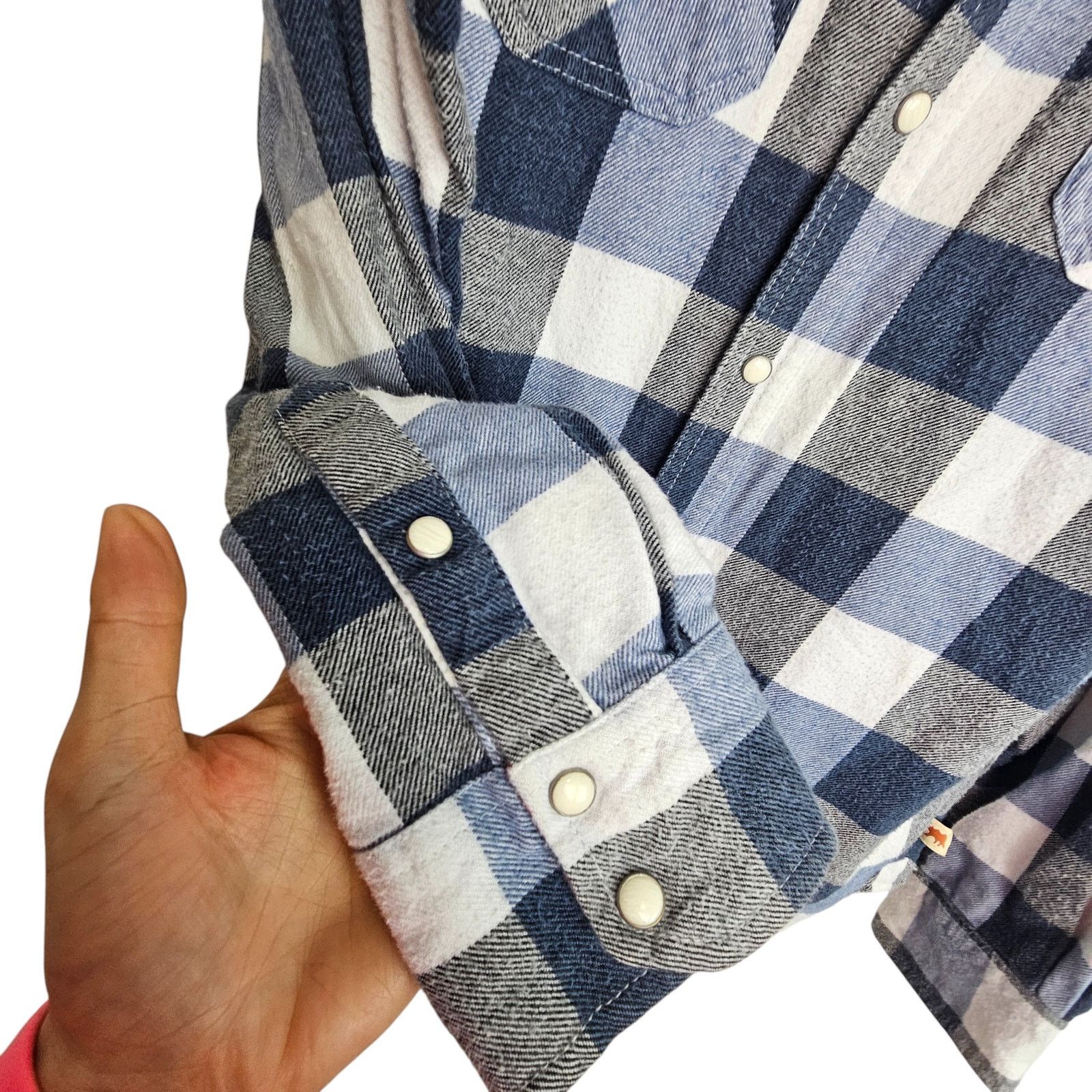 Dakota Grizzly Dakota Grizzly Mens Flannel Shirt Western Snap Front Sz L Size US L / EU 52-54 / 3 - 4 Thumbnail