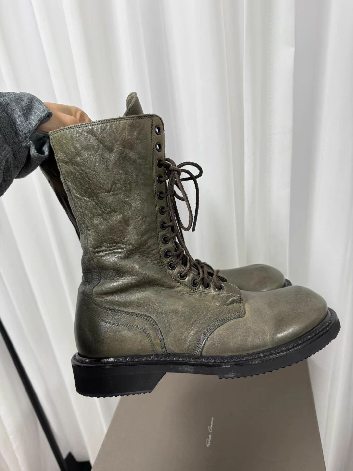 Rick Owens Rick Owens Combat Boots K20 Size US 8 / EU 41 - 3 Thumbnail