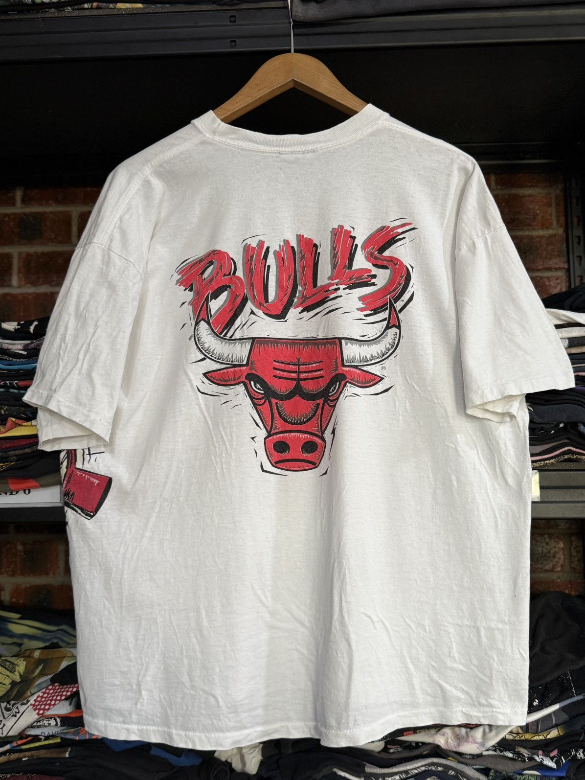NBA Vintage 90s Chicago Bulls Magic Johnson Nba Tee Size US XL / EU 56 / 4 - 2 Thumbnail