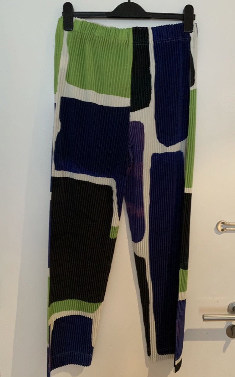 Pleats Please Issey Miyake ISSEY MIYAKE plisse Trousers size medium 2 colourful Size US 34 / EU 50 - 4 Thumbnail