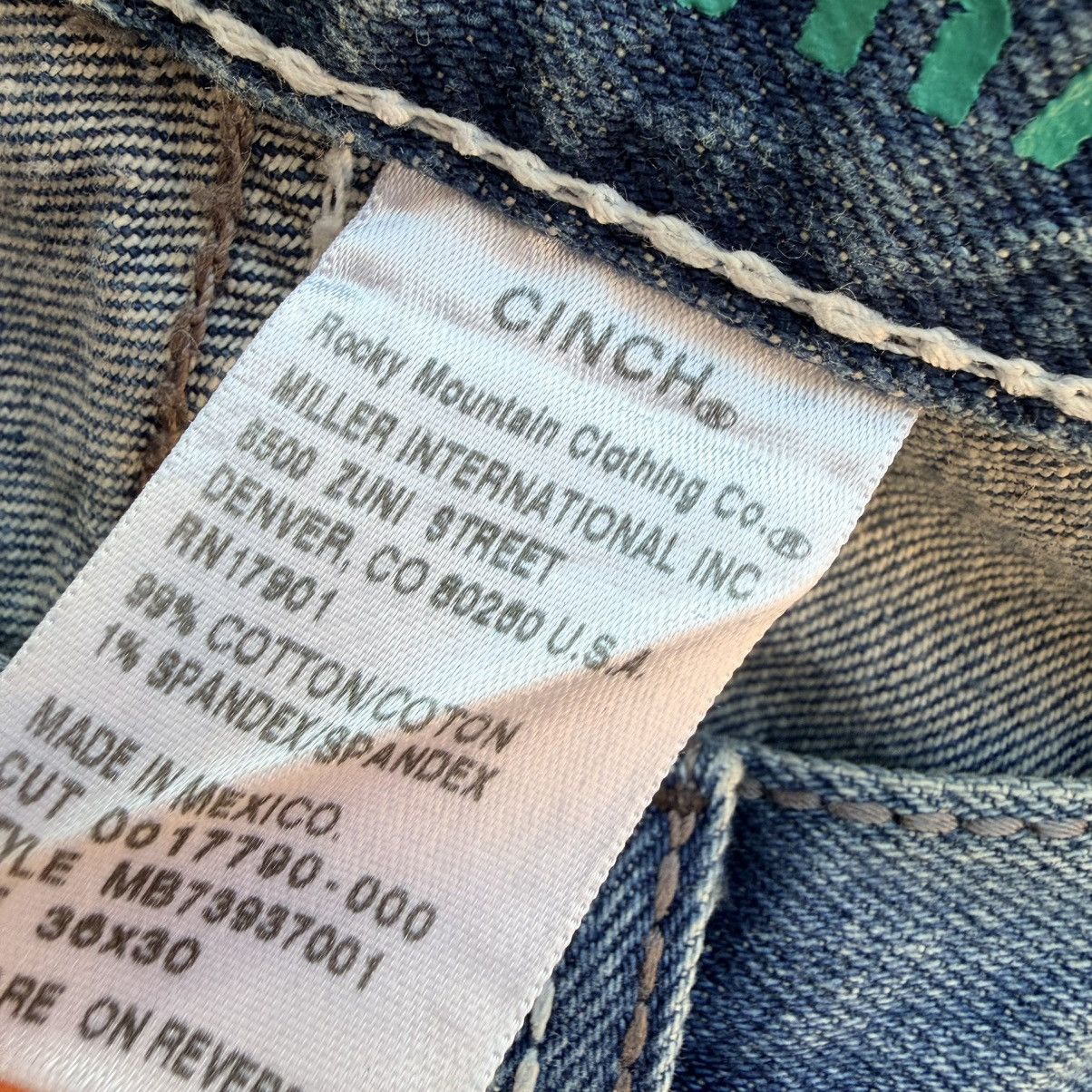 CINCH Cinch Jeans The Grant Straight Fit Men Size 40x32 Cowboy Size US 40 / EU 56 - 6 Thumbnail