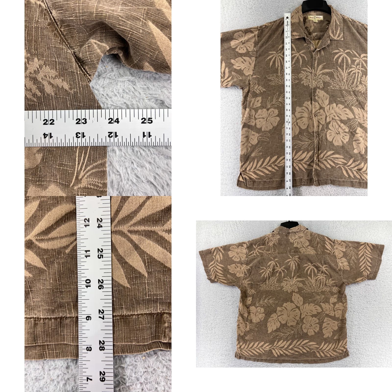Tommy Bahama Tommy Bahama Shirt Mens XL Black 100% Silk Floral Hawaiian Vacation Beach Size US XL / EU 56 / 4 - 8 Thumbnail