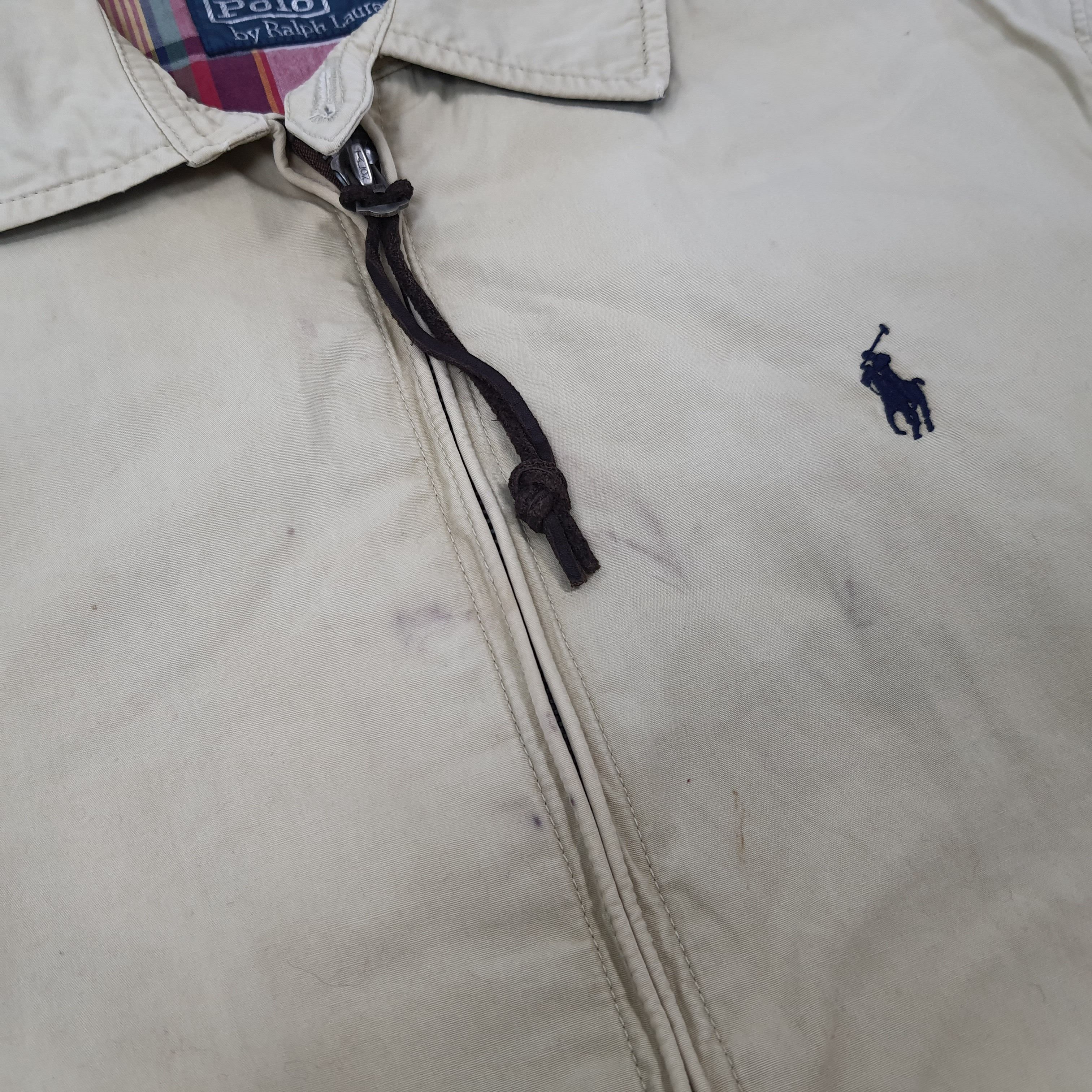 Polo Ralph Lauren Vintage Polo by Ralph Lauren Beige Zipper Jacket C275N3 Size US M / EU 48-50 / 2 - 17 Thumbnail