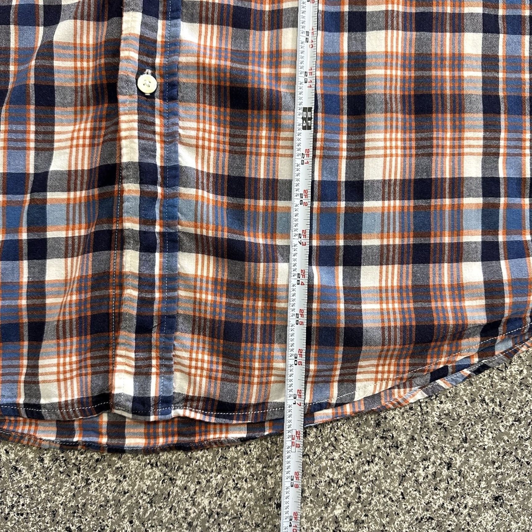 Brooks Brothers Brooks Brothers Button-Down Shirt Mens XL Original Polo Shirt Cotton Plaid Shirt Mens XL Orange Button-Up Casual Business Size US XL / EU 56 / 4 - 5 Thumbnail
