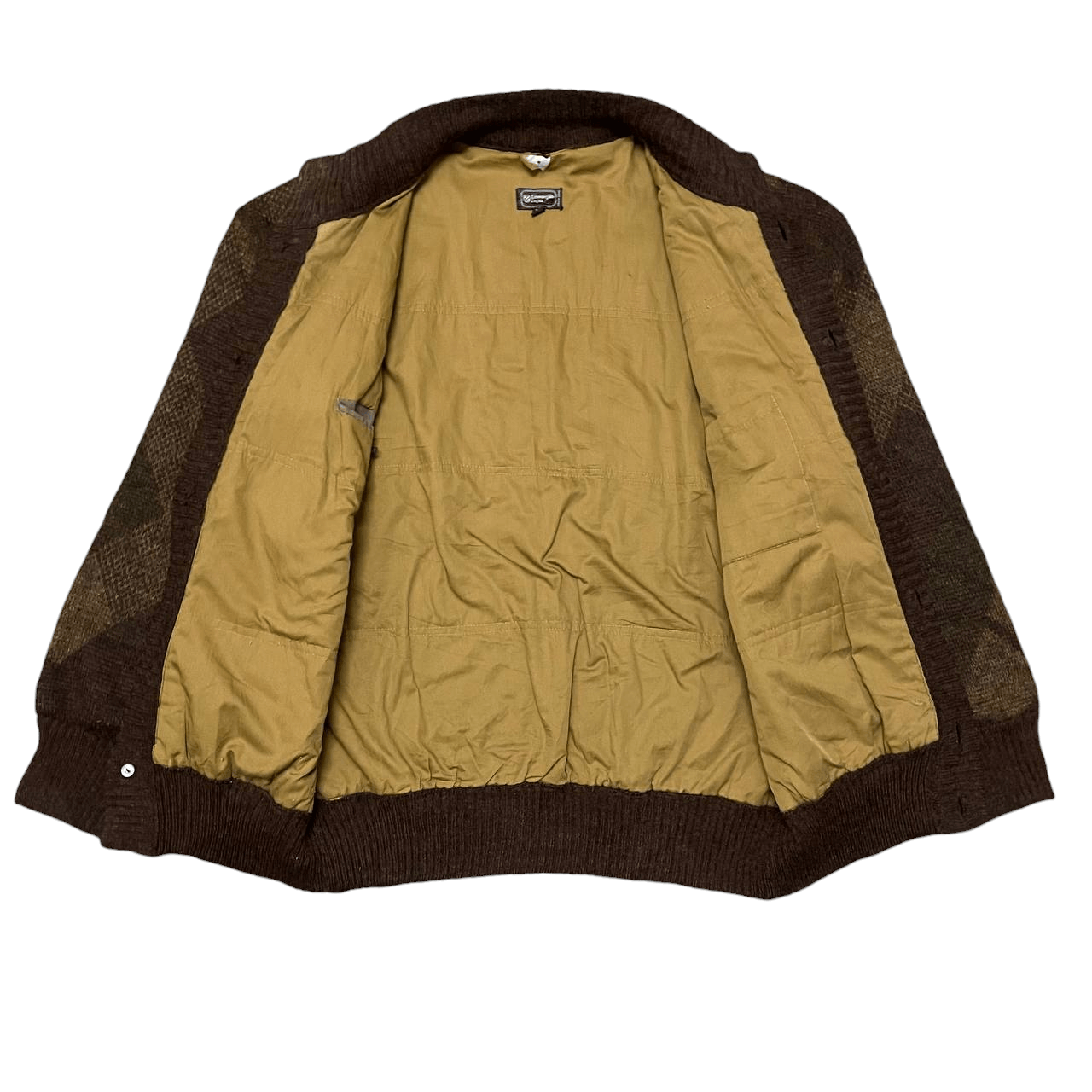 Ermenegildo Zegna Vintage Ermenegildo Zegna Mohair Cardigan Bomber Jacket Size US XL / EU 56 / 4 - 6 Thumbnail