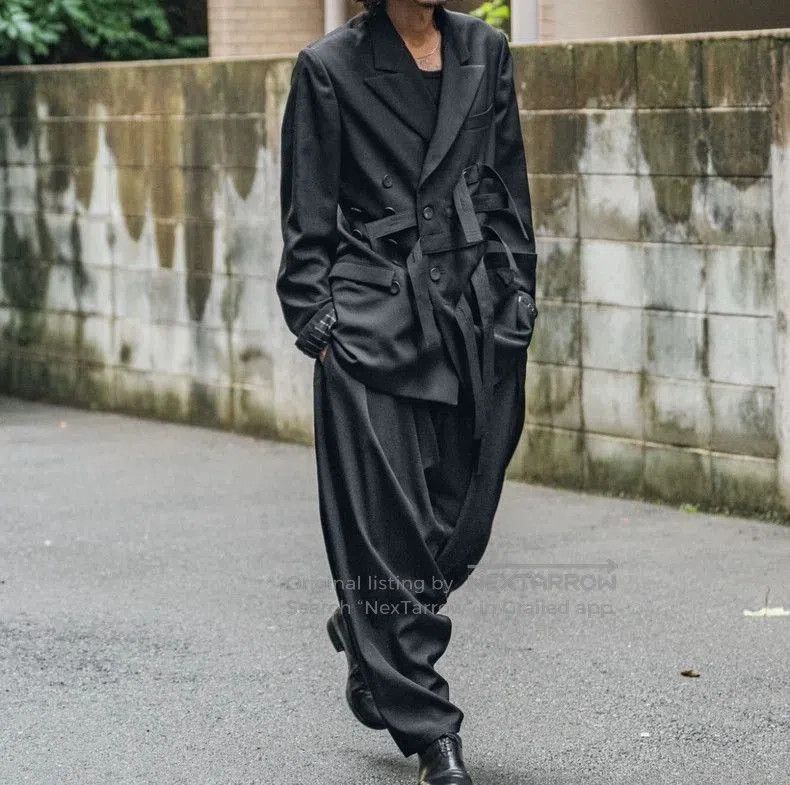 Yohji Yamamoto Yohji Yamamoto Wool Drop-Crotch Pants. Size US 32 / EU 48 - 2 Thumbnail
