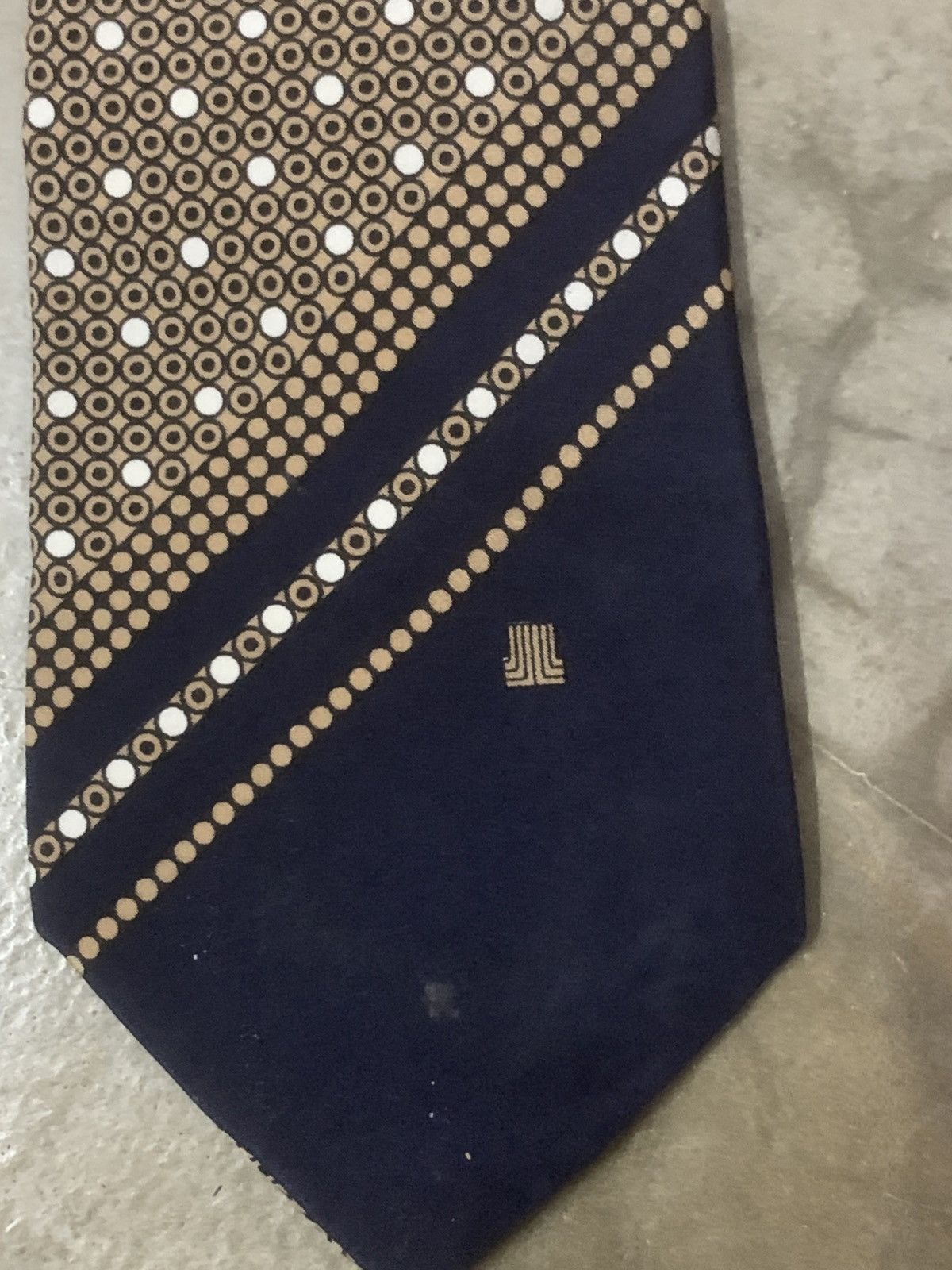 Designer × Lanvin Lanvin Pure Silk Office Tie Made In France Size ONE SIZE - 2 Thumbnail