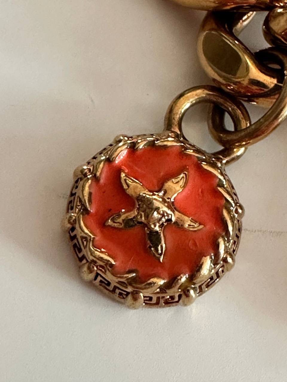 Versace Versace Bracelet Medusa Logo Orange Star Fish Gold Auth Size ONE SIZE - 3 Thumbnail