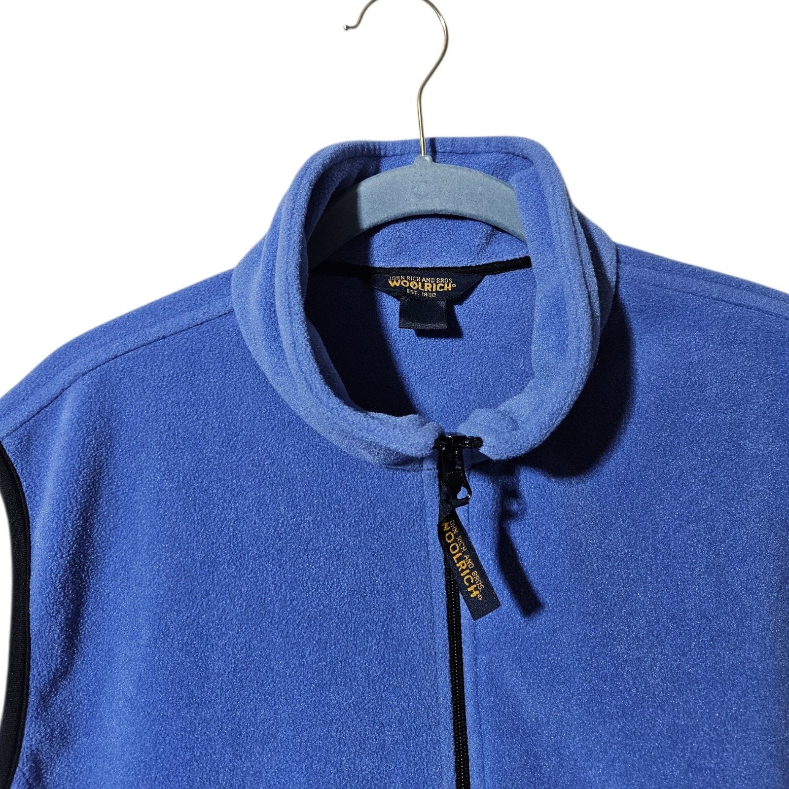 Woolrich Woolen Mills Woolrich Sky Blue Fleece Vest Full Zip Womens XL Zip Pockets Size XL / US 12-14 / IT 48-50 - 2 Thumbnail