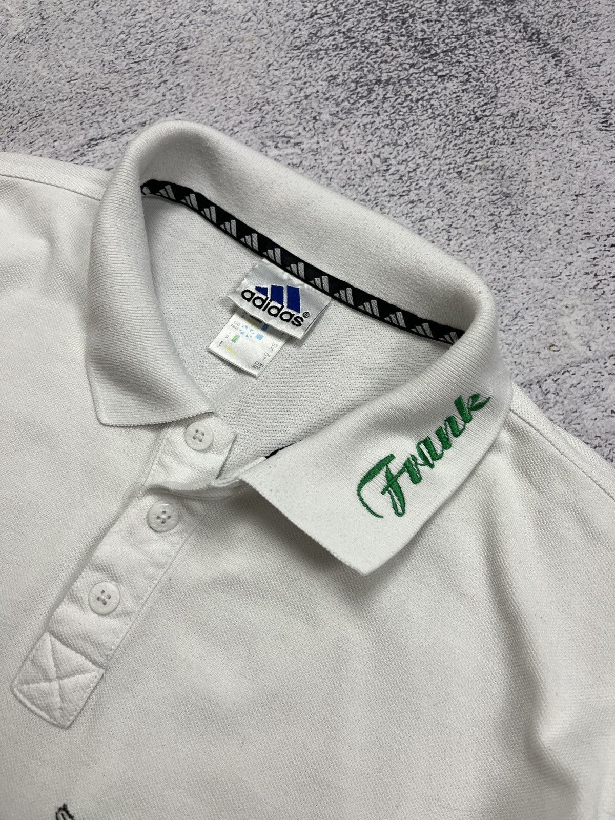 Adidas × Vintage Vintage Adidas Polo Shirt Fox Big Logo Animal Outdoor Rare Size US XL / EU 56 / 4 - 9 Thumbnail