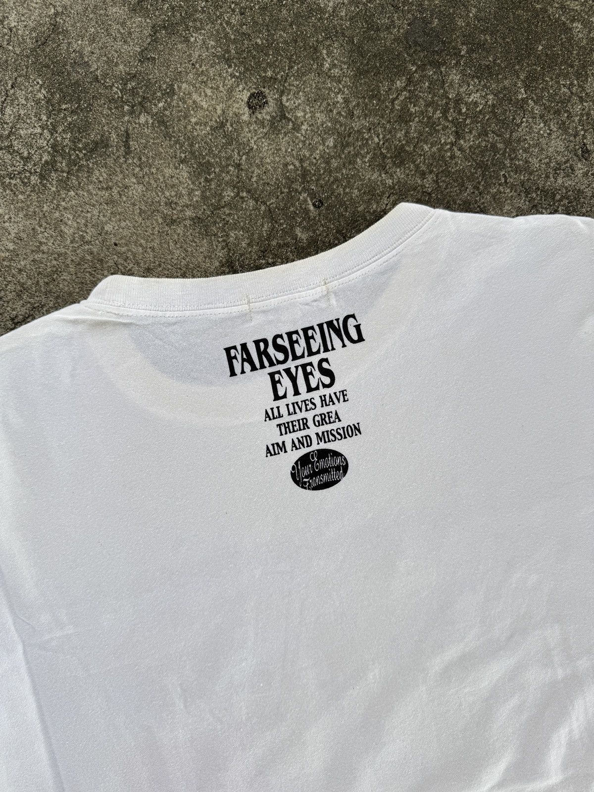 Japanese Brand Japanese Brand M25Quared Farseeing Eyes Tee Size US M / EU 48-50 / 2 - 6 Thumbnail